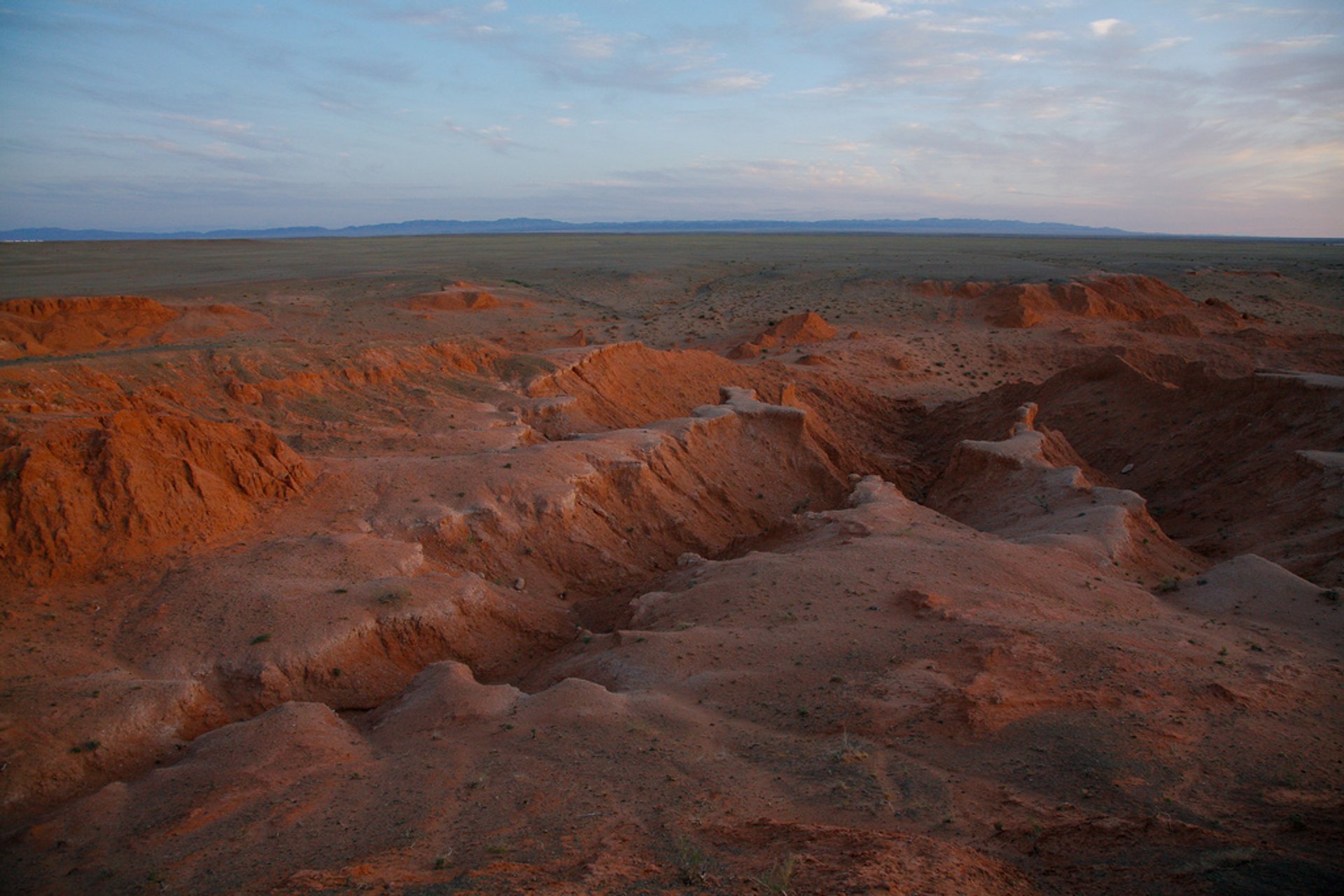 Sunset at the Flaming Cliffs