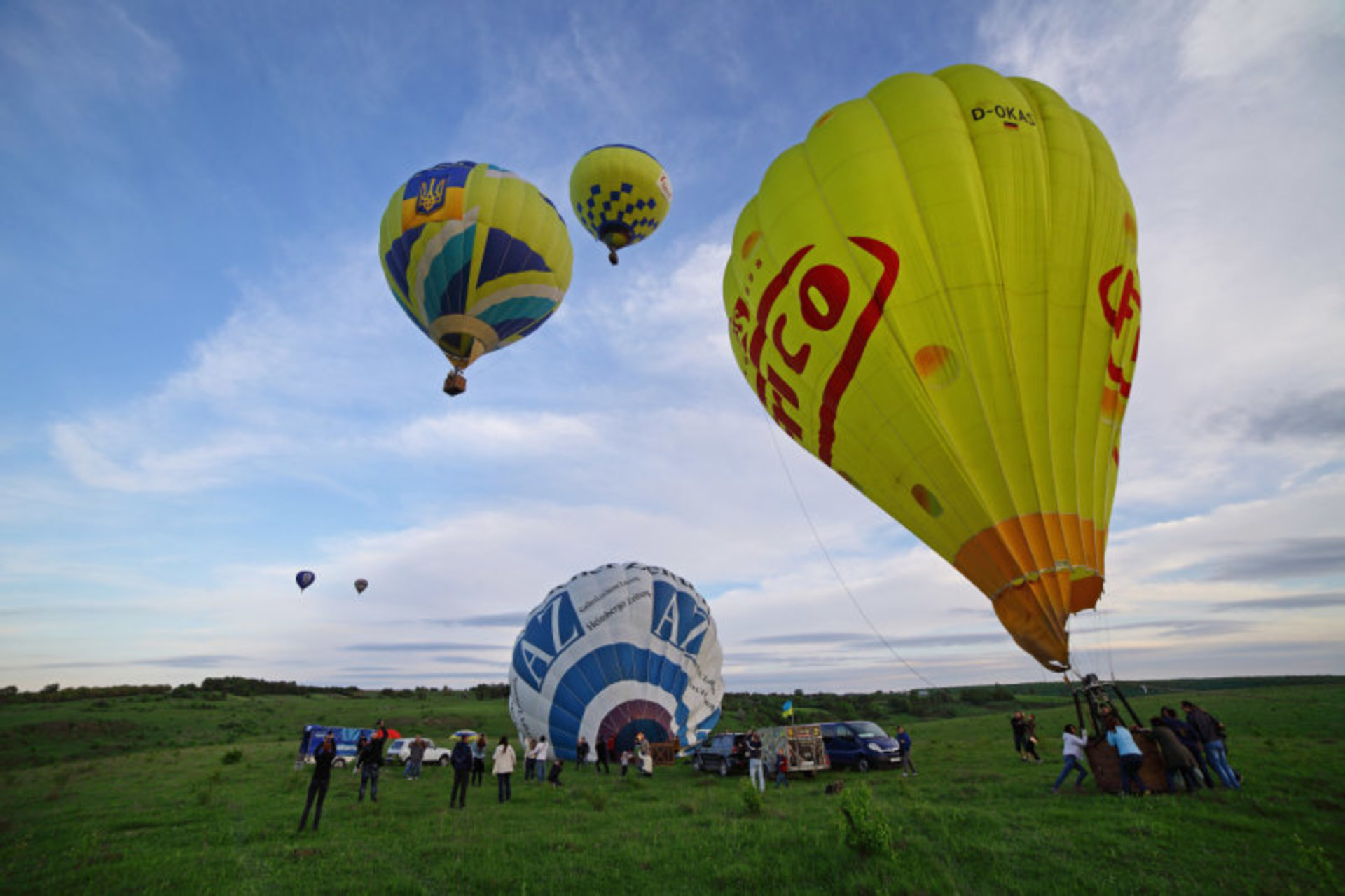 Ballon-Festivals in Kamianets-Podilskyi