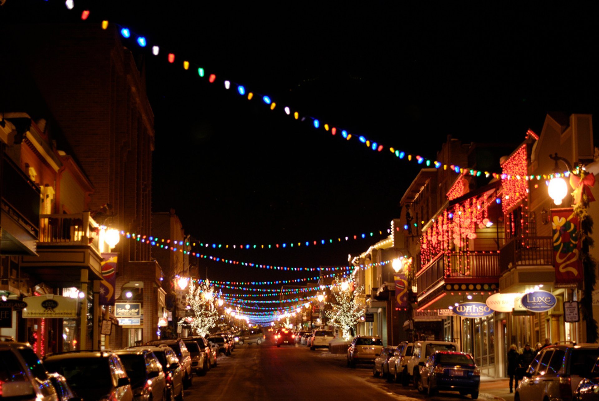 Weihnachtslichter in Salt Lake City