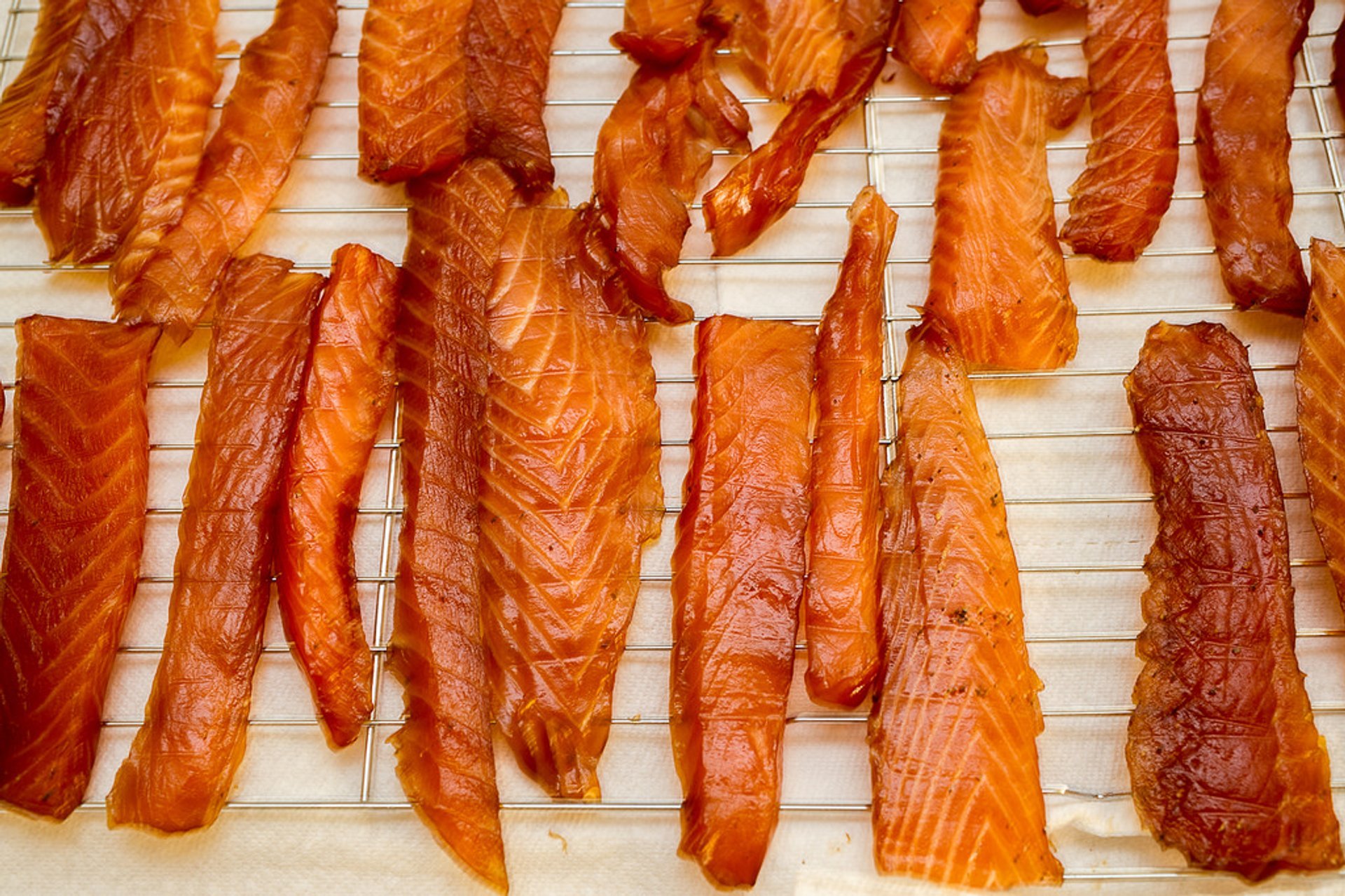 Cured Salmon Strips Season in Alaska 2020 - Rove.me