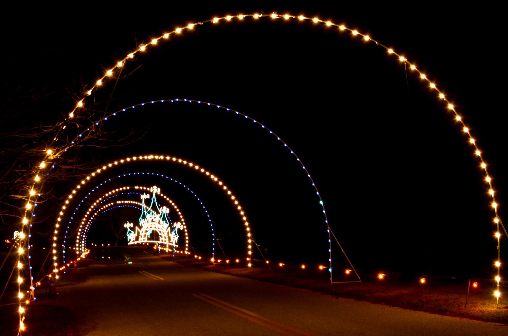 Luzes de Natal perto de Maryland