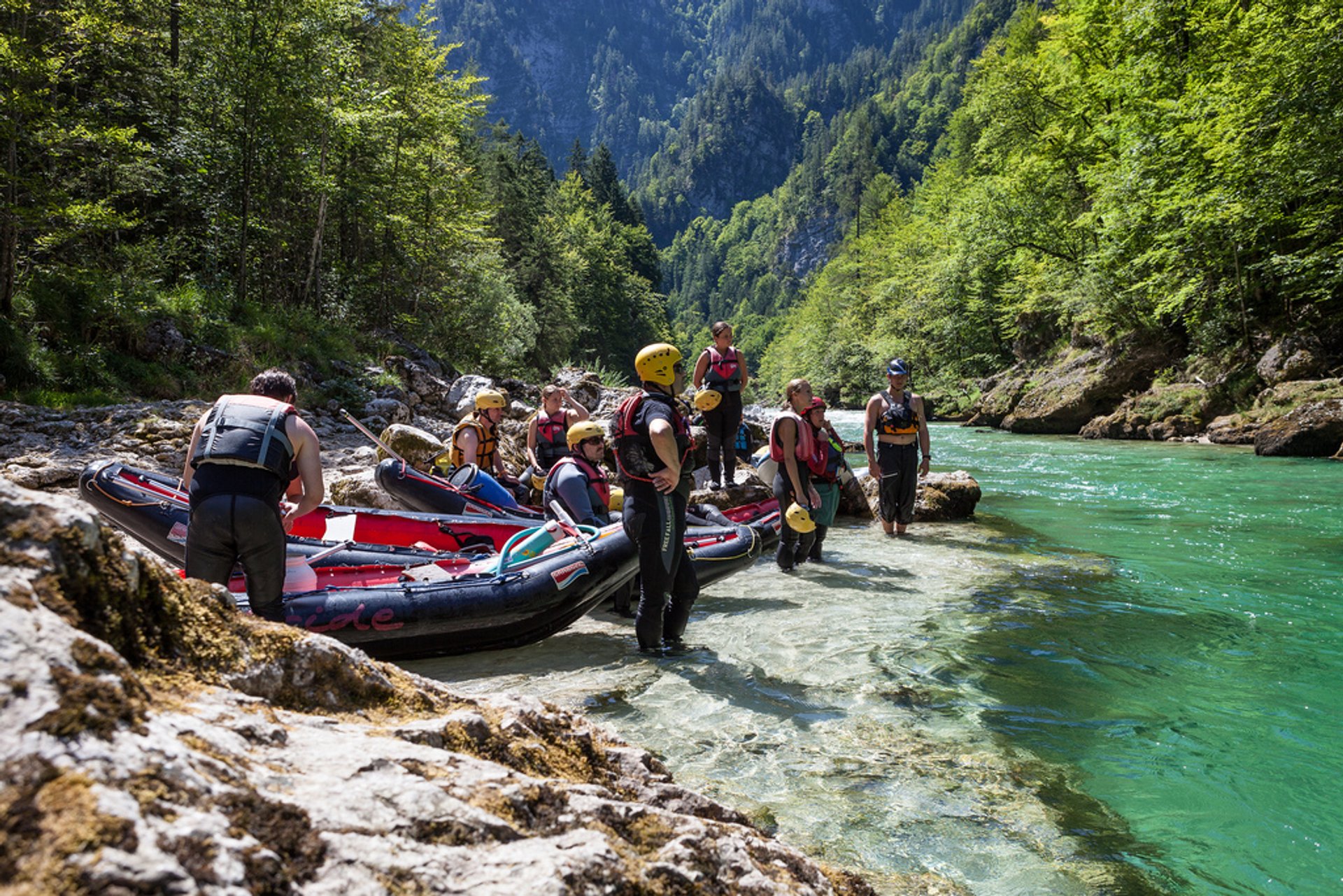 Rafting en rápidos