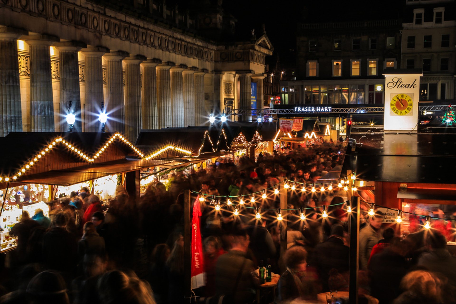 Der Weihnachtsmarkt in Edinburgh