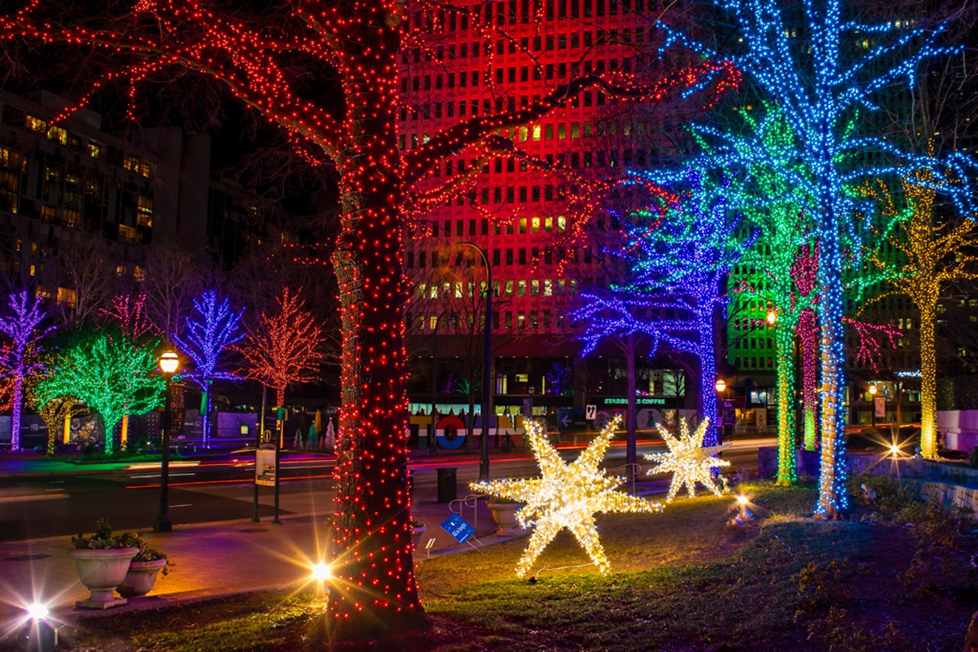 Luces de Navidad en Atlanta