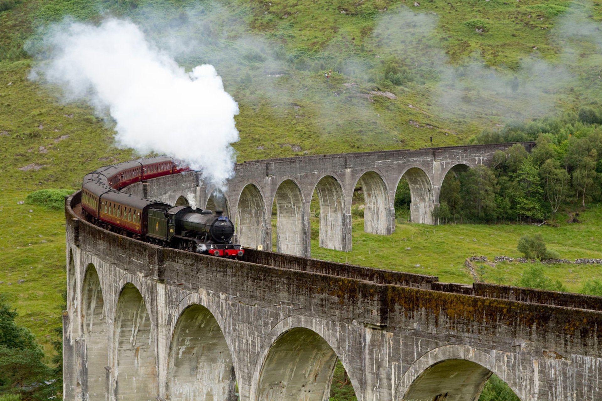 Le train à vapeur Jacobite