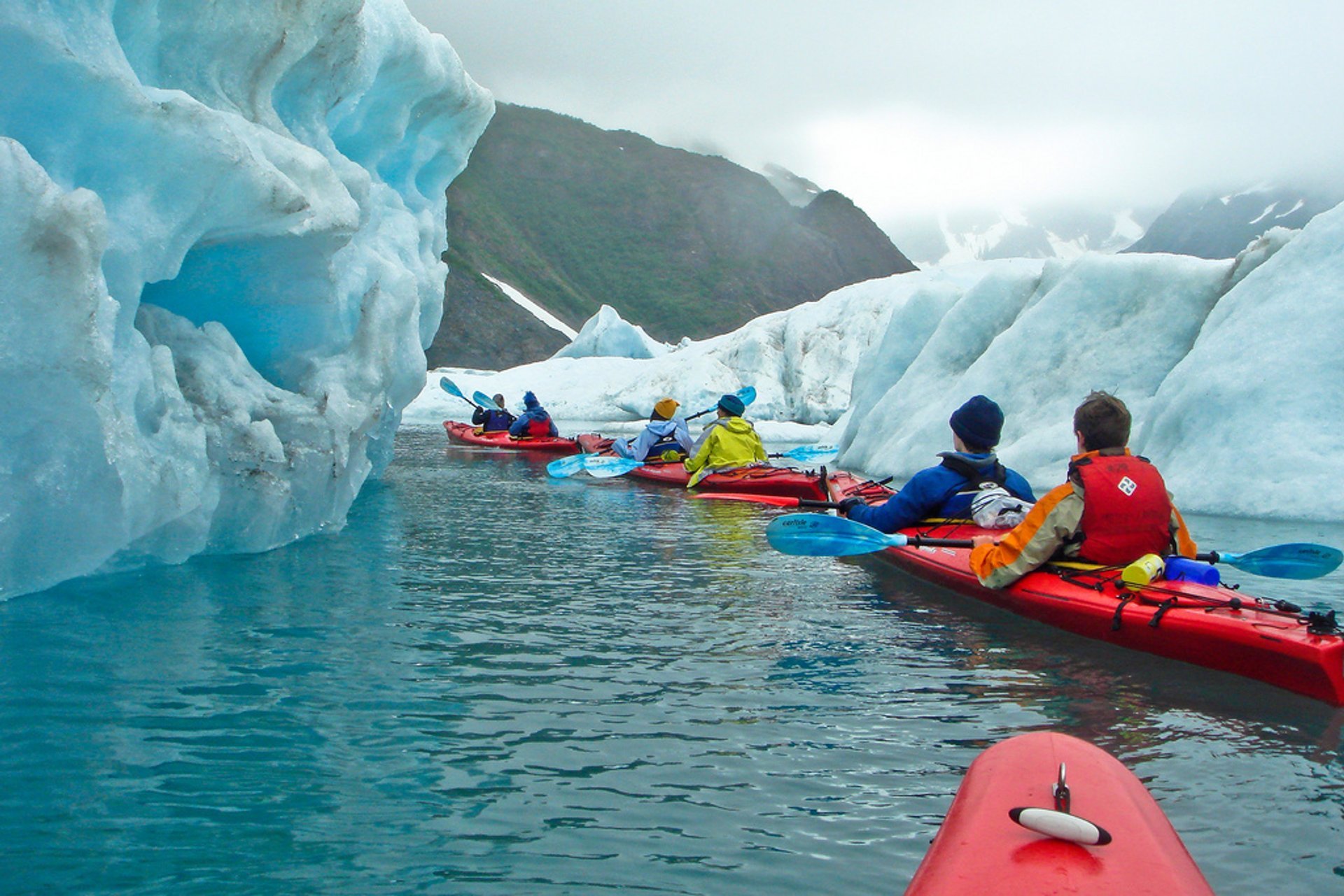 Caiaque nos Fiordes de Kenai