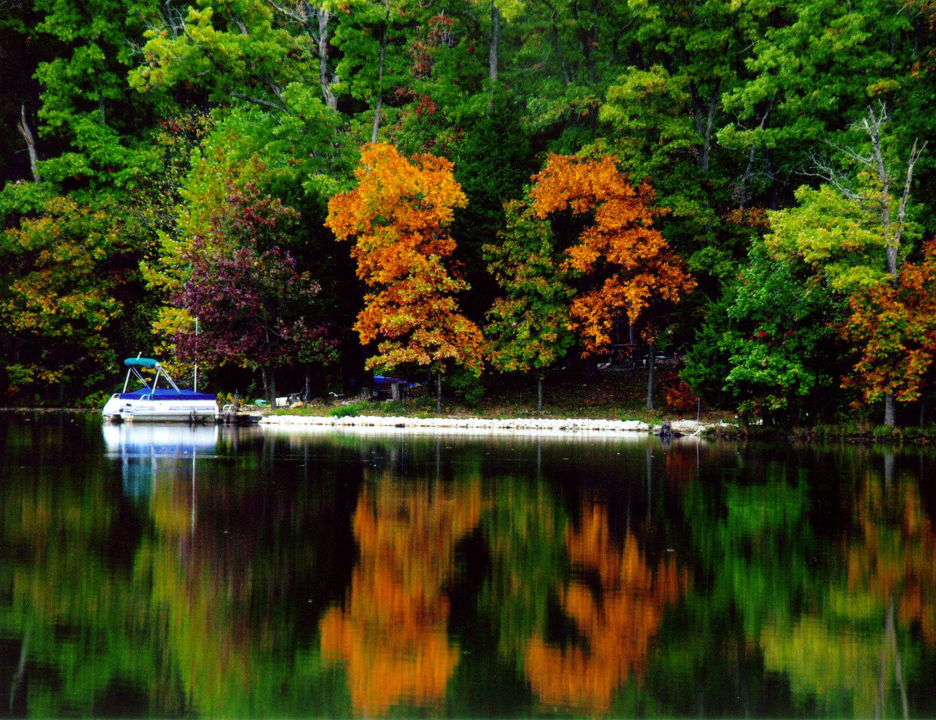 Couleurs d'automne du Missouri