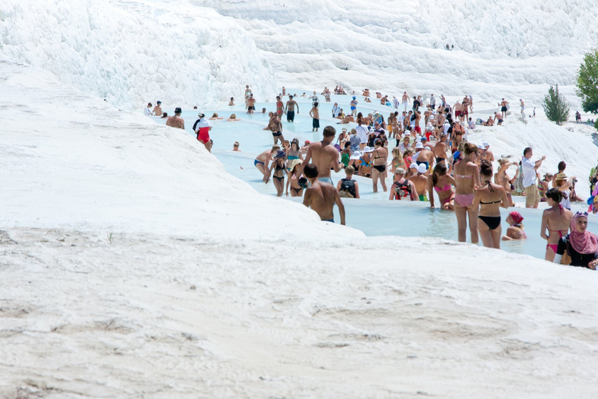 Piscinas termales de Pamukkale (Hierapolis)