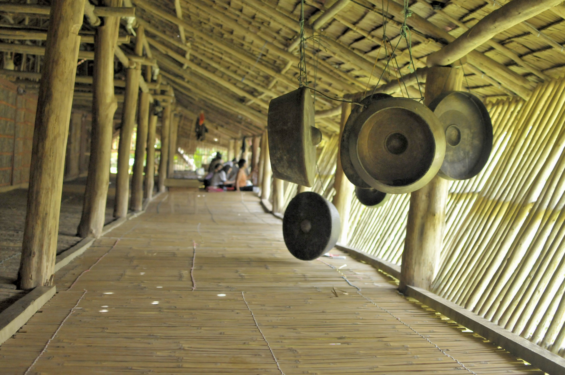 Gong machen in Sabah und Matunggong Gong Festival