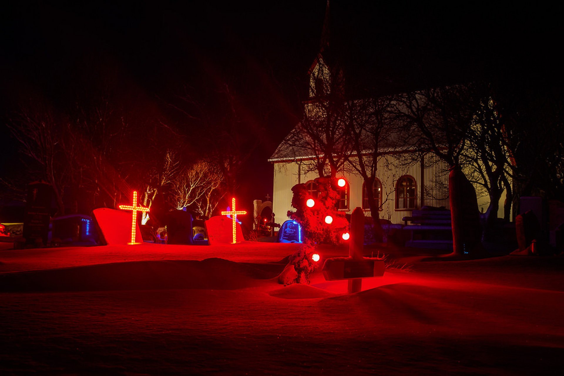 Illuminated Gravestones