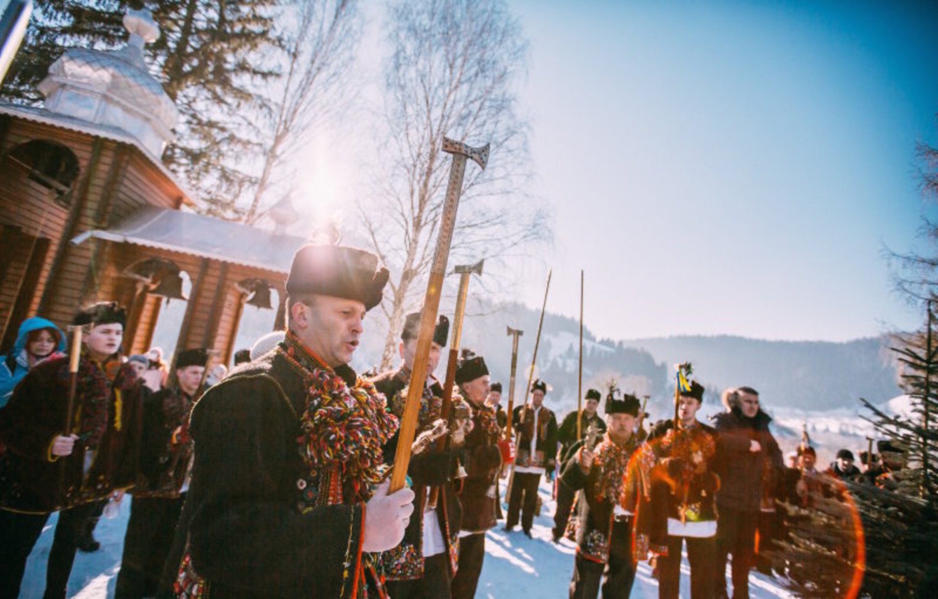 Hutsul Carols en Kryvorivnia