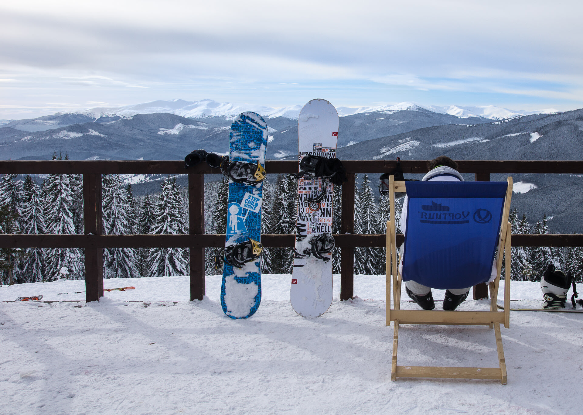 L'hiver à Bukovel