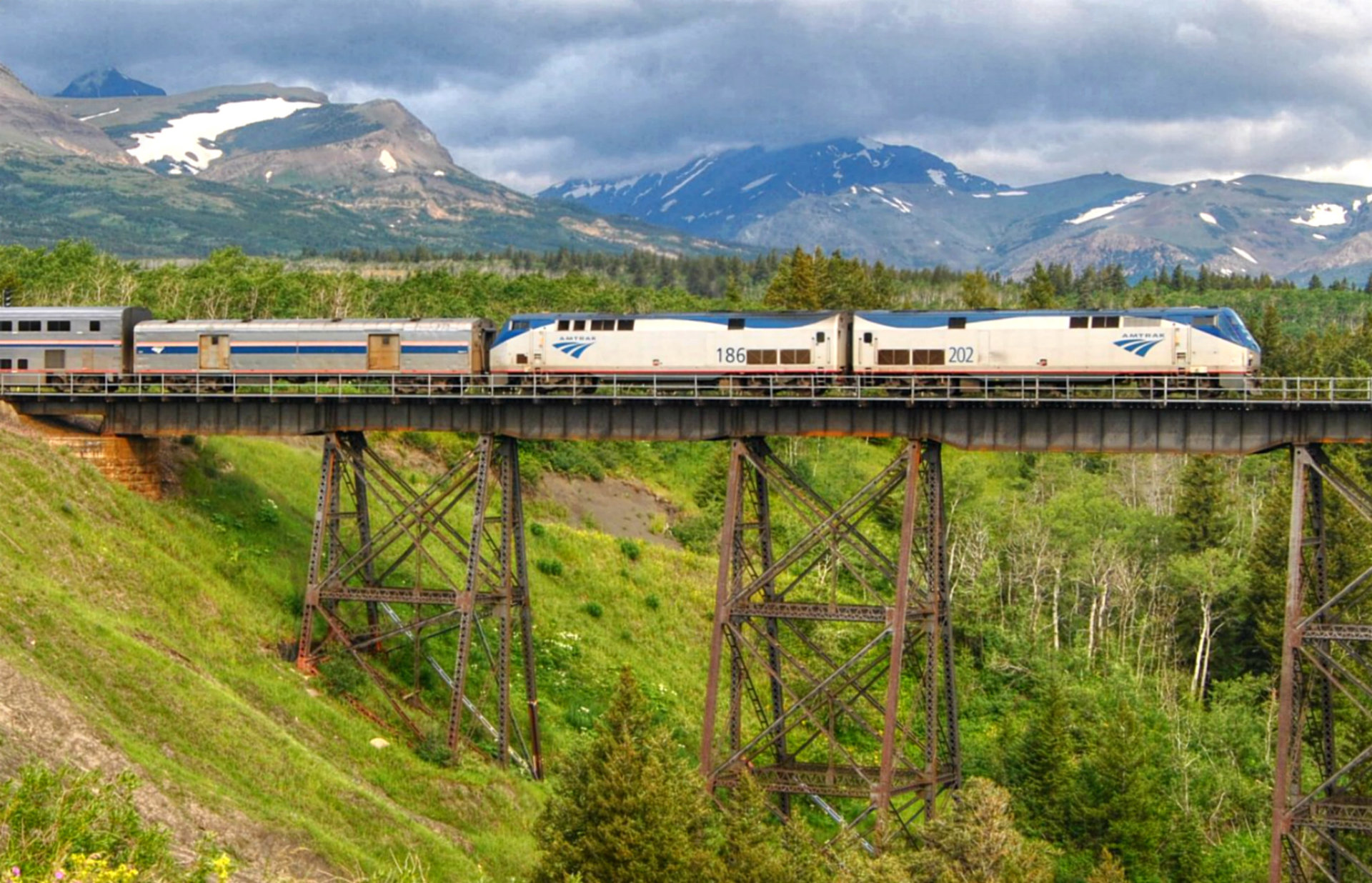 Train to Glacier National Park