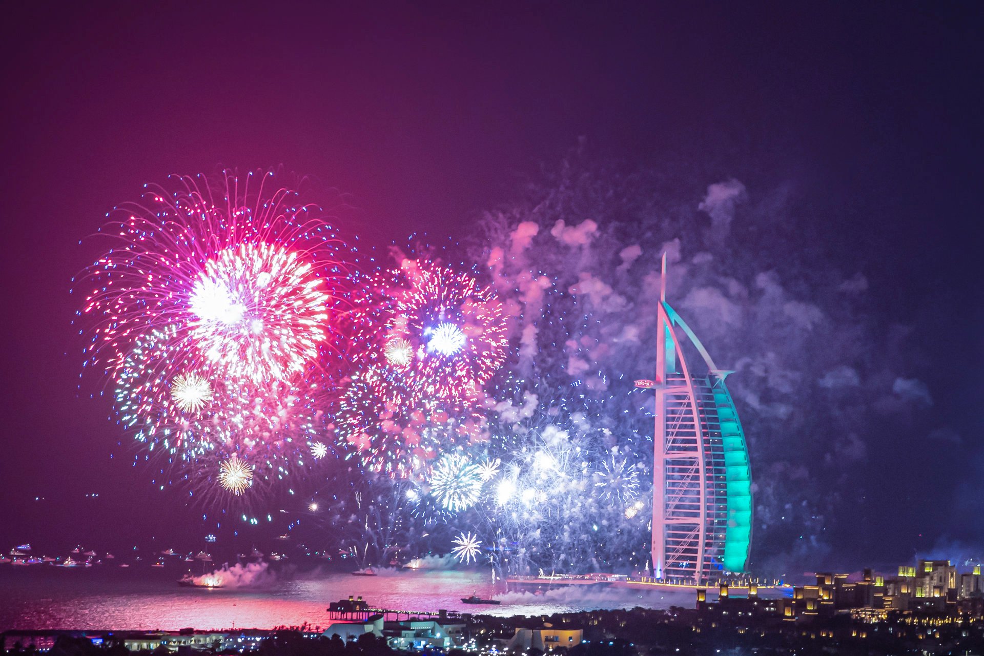 Où admirer les feux d'artifice du Nouvel an à Dubai