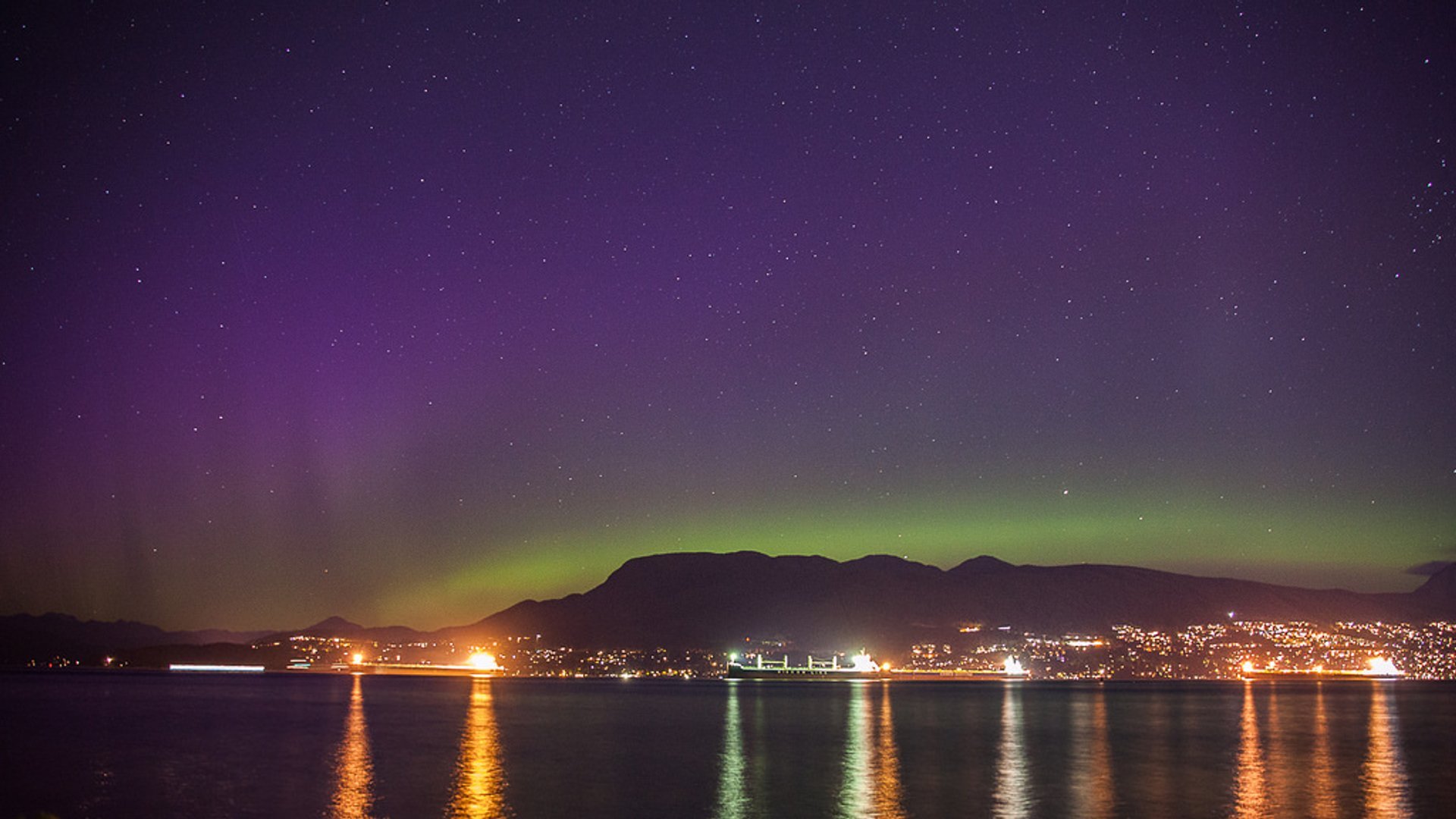 Nordlichter oder Aurora Borealis