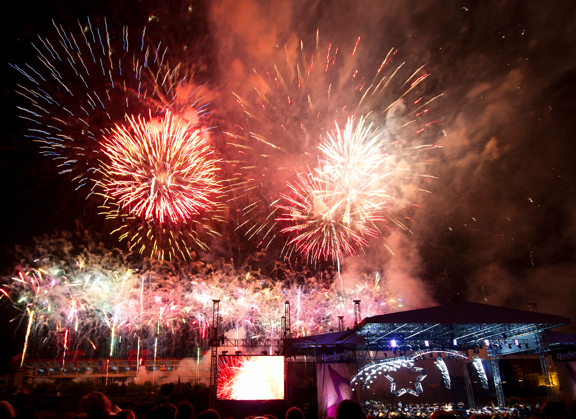 Événements du 4 juillet et feux d'artifice à Nashville