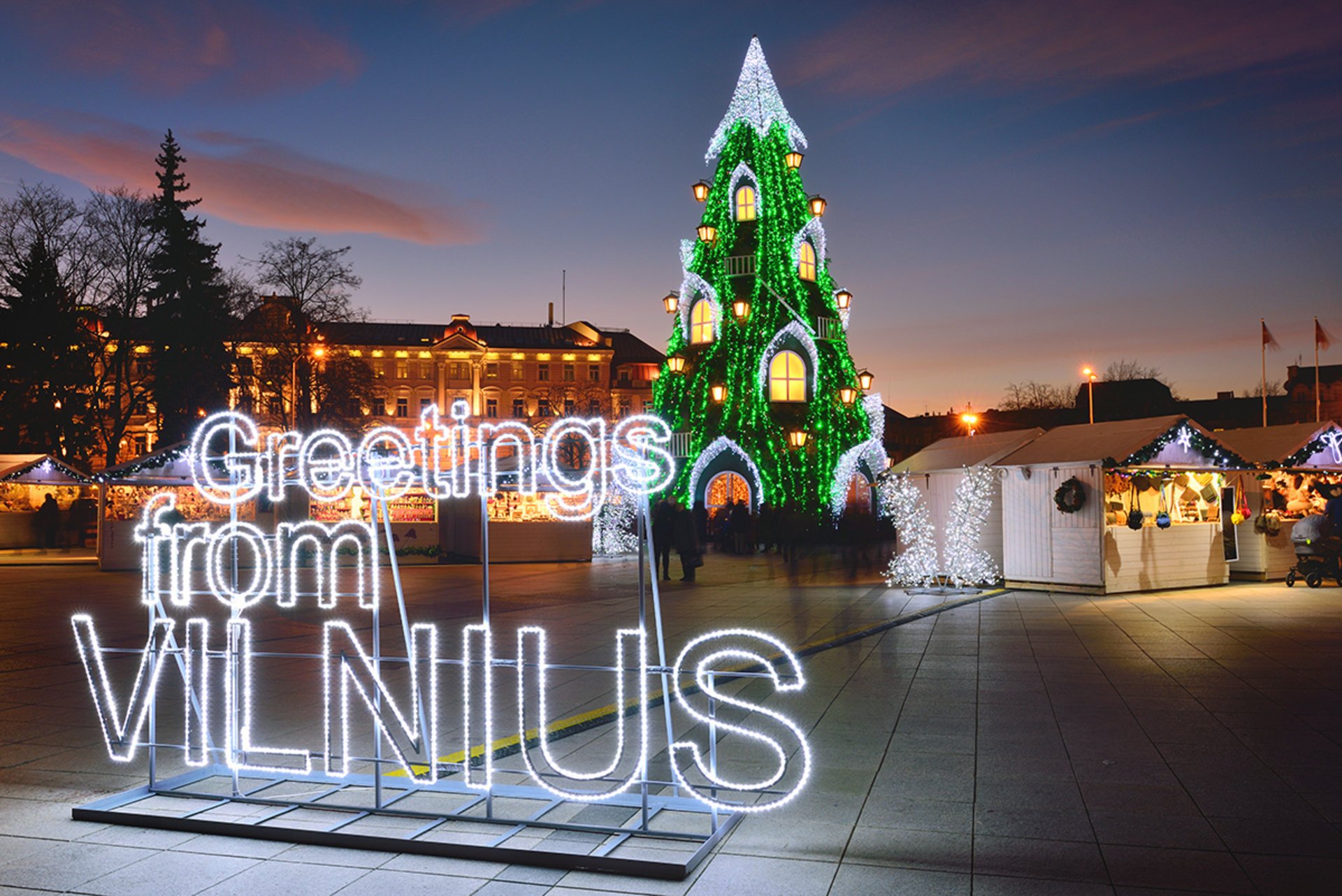 Mercado de Navidad de Vilnius