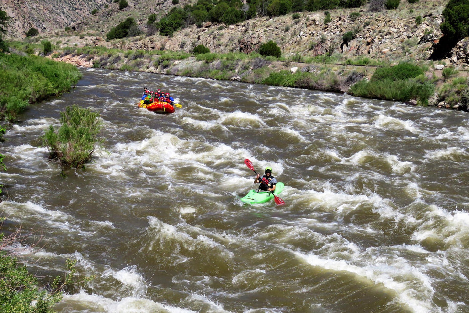 kayaking trip colorado