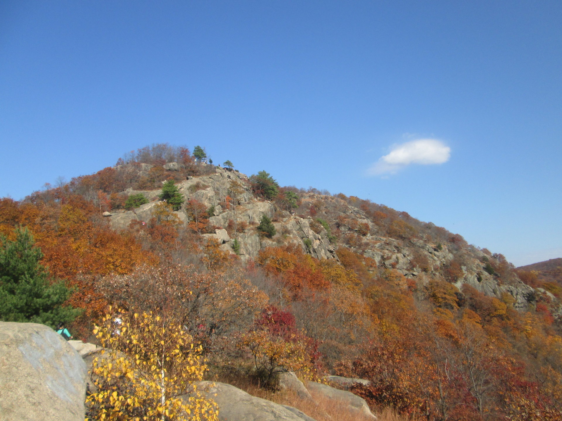 Colores de otoño en Hudson Highlands State Park 