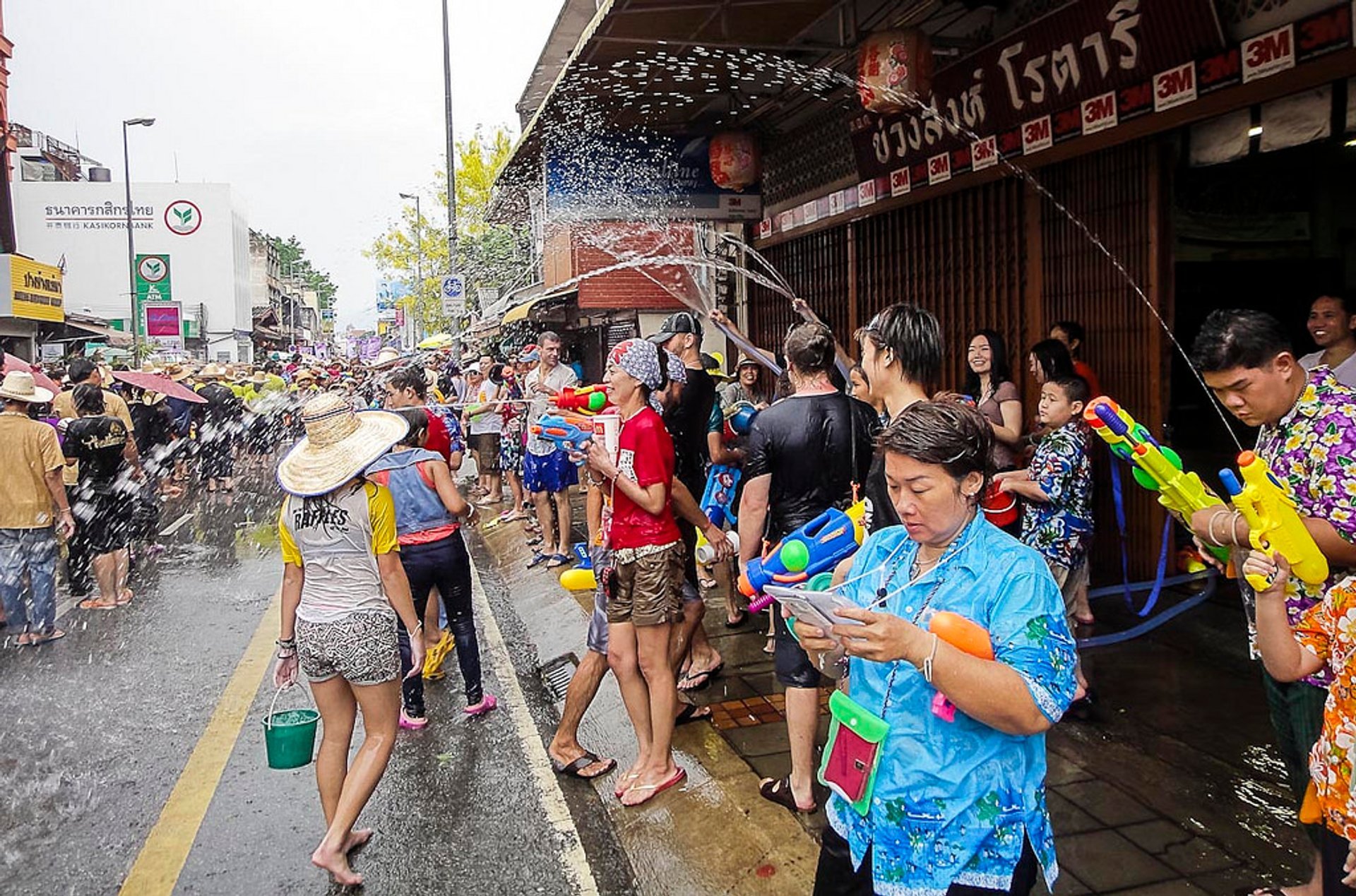 Songkran (la fête du nouvel an bouddhique)