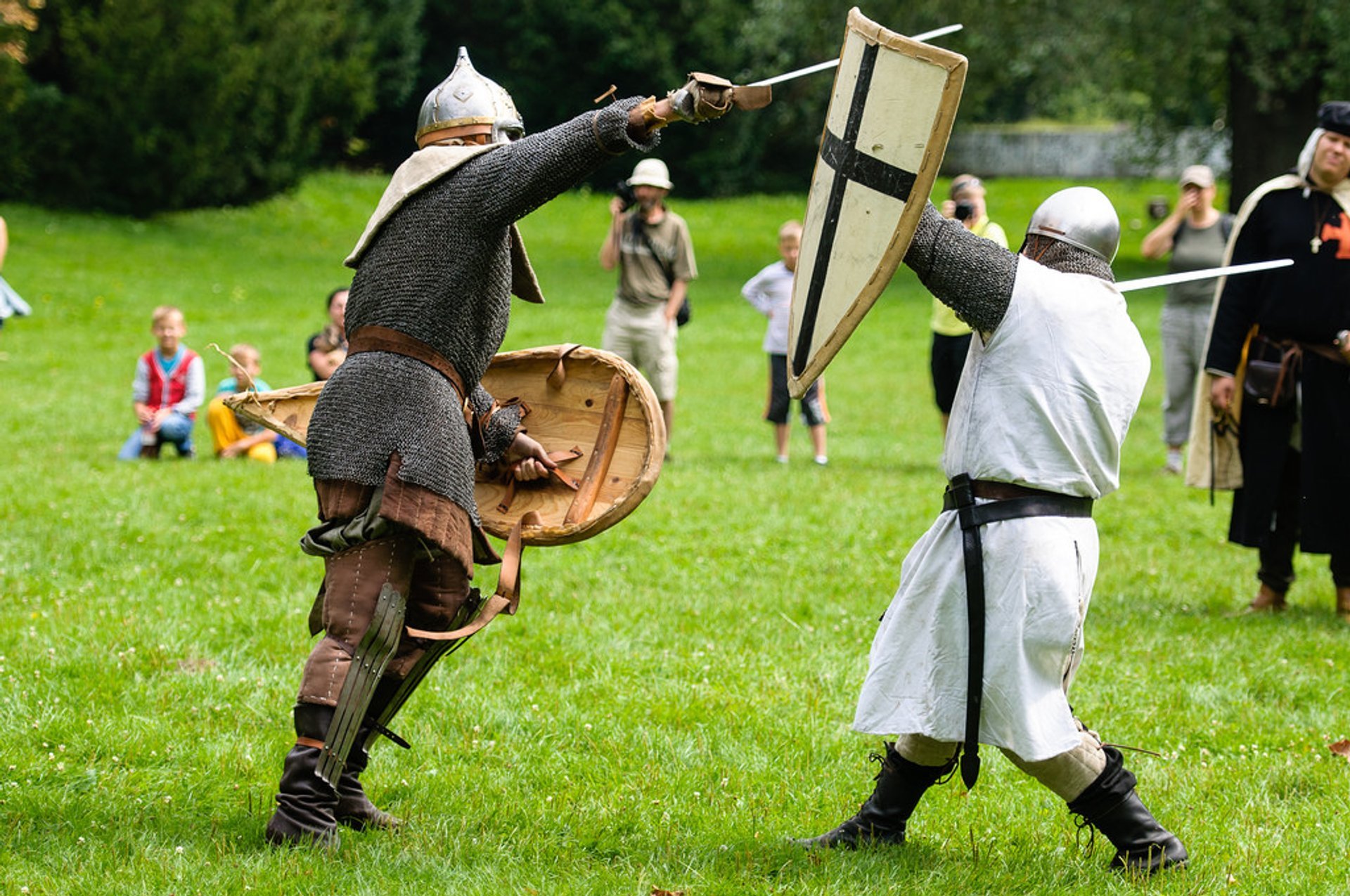 Medieval Knights Show at the Devín Castle