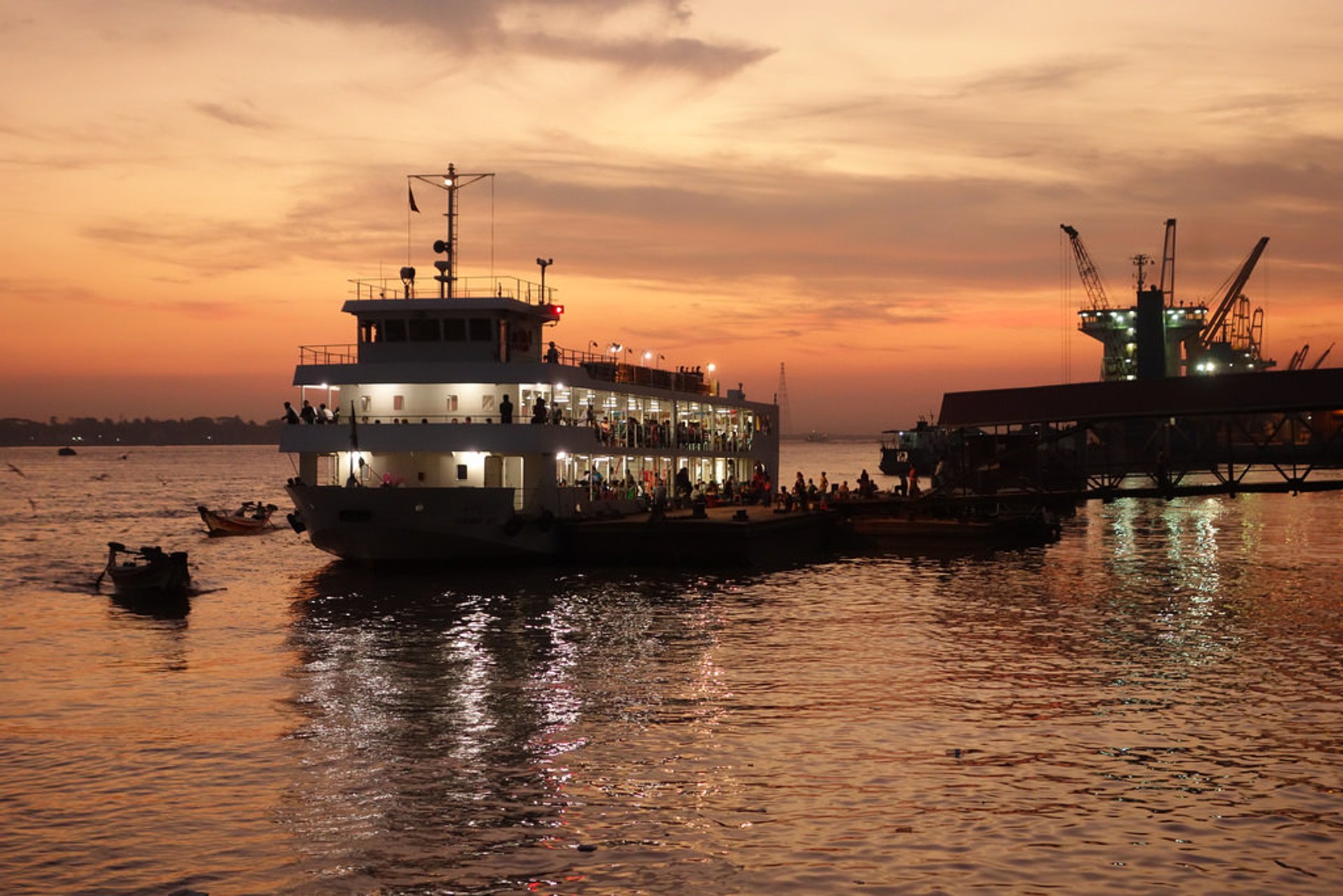 Ferry Ride from Yangon to Dala