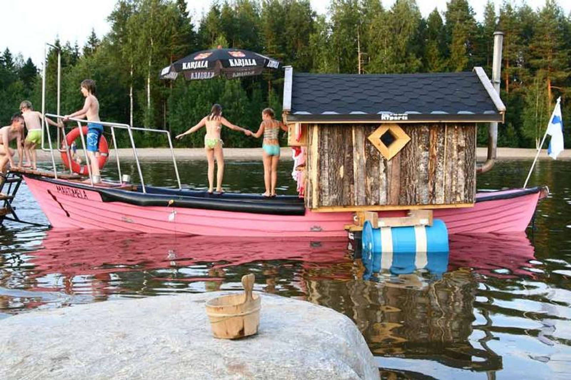 Mobile Sauna Festival in Teuva in Finnland, 2023