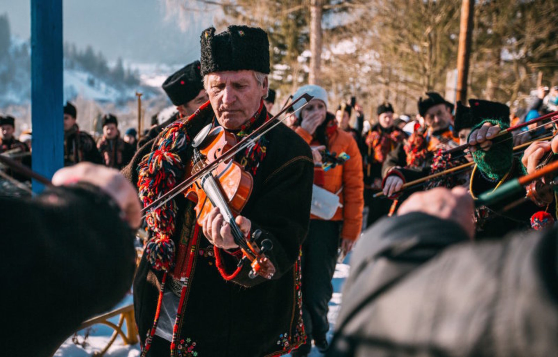 Hutsul Carols en Kryvorivnia