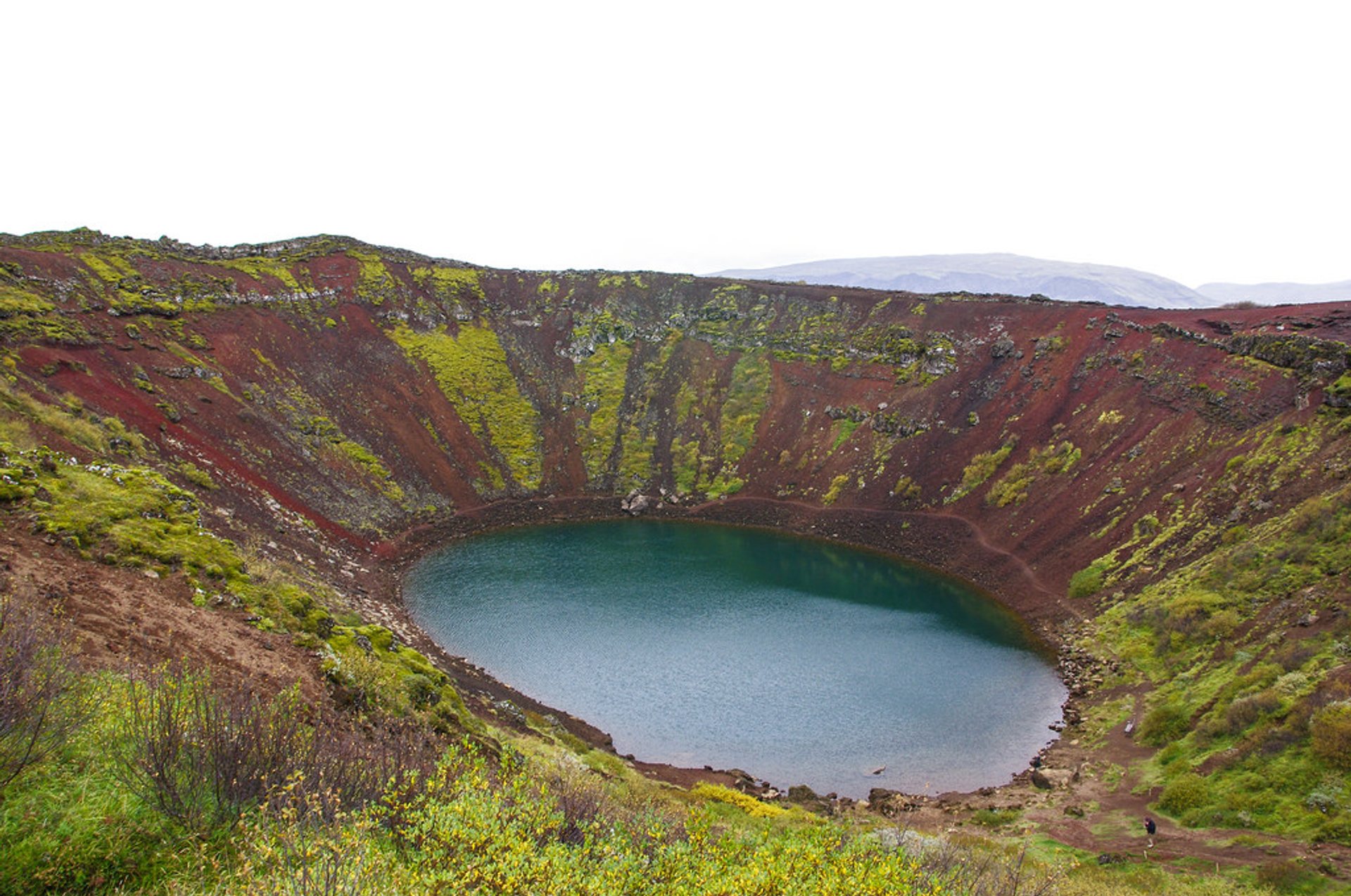 Kerid Crater Lake in Iceland - Best Time