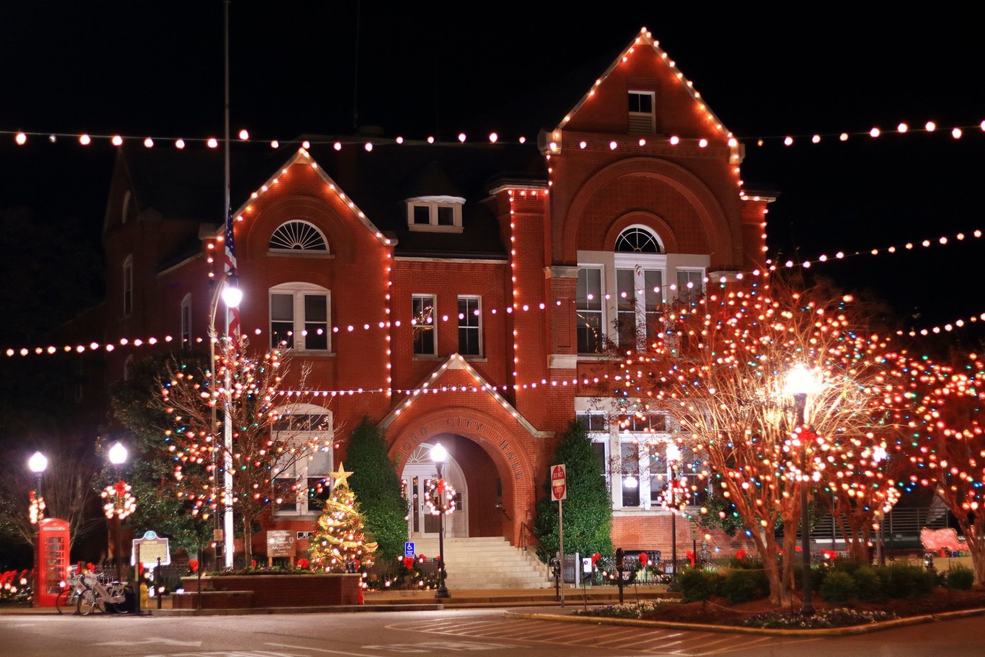 Luces de Navidad en Mississippi