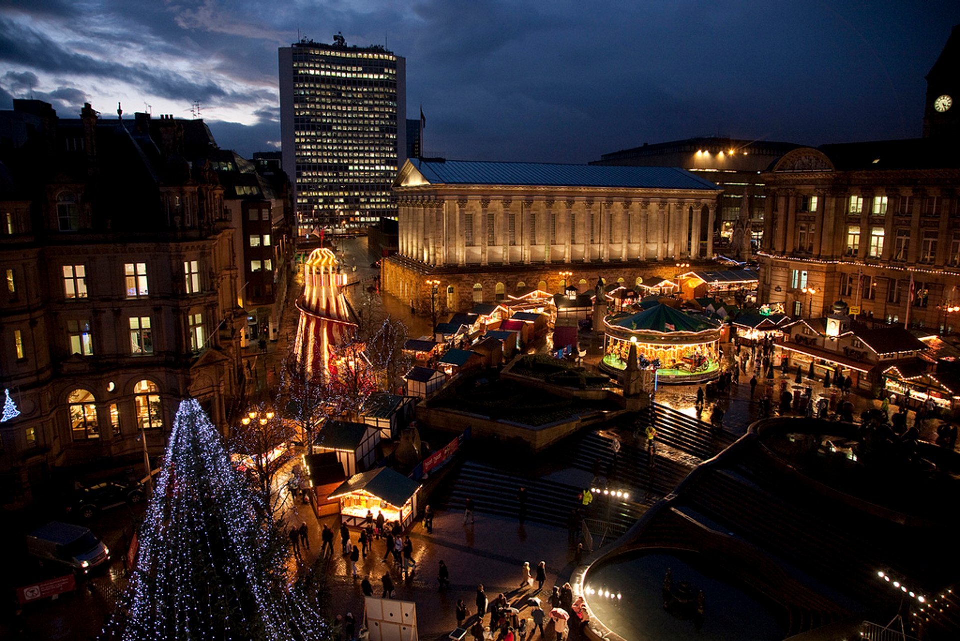 christmas markets market birmingham frankfurt kingdom united flickr