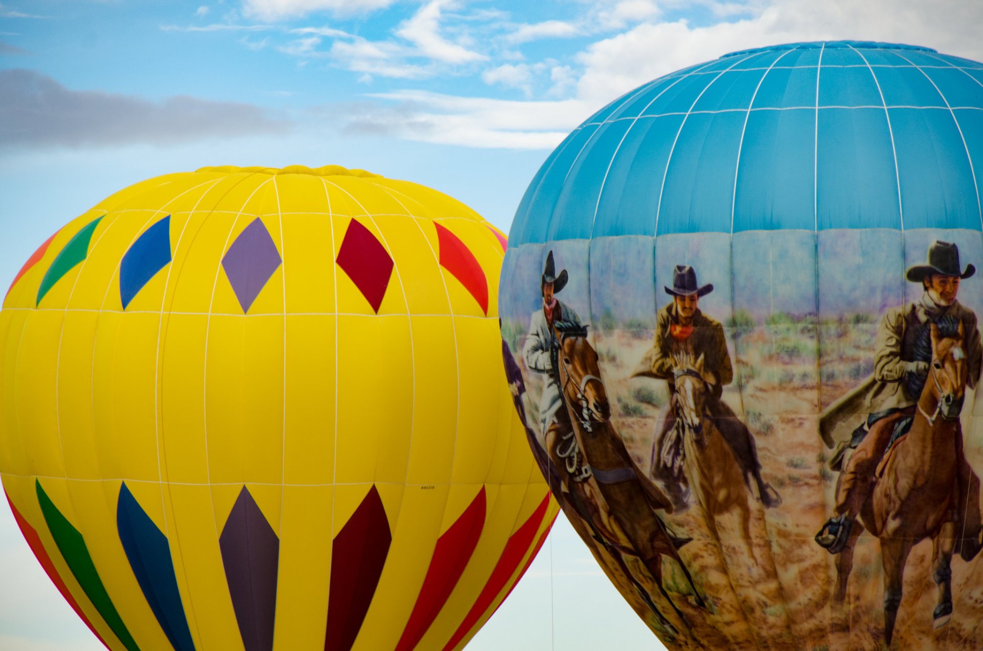 Festival de montgolfières de l'Ouest ancien