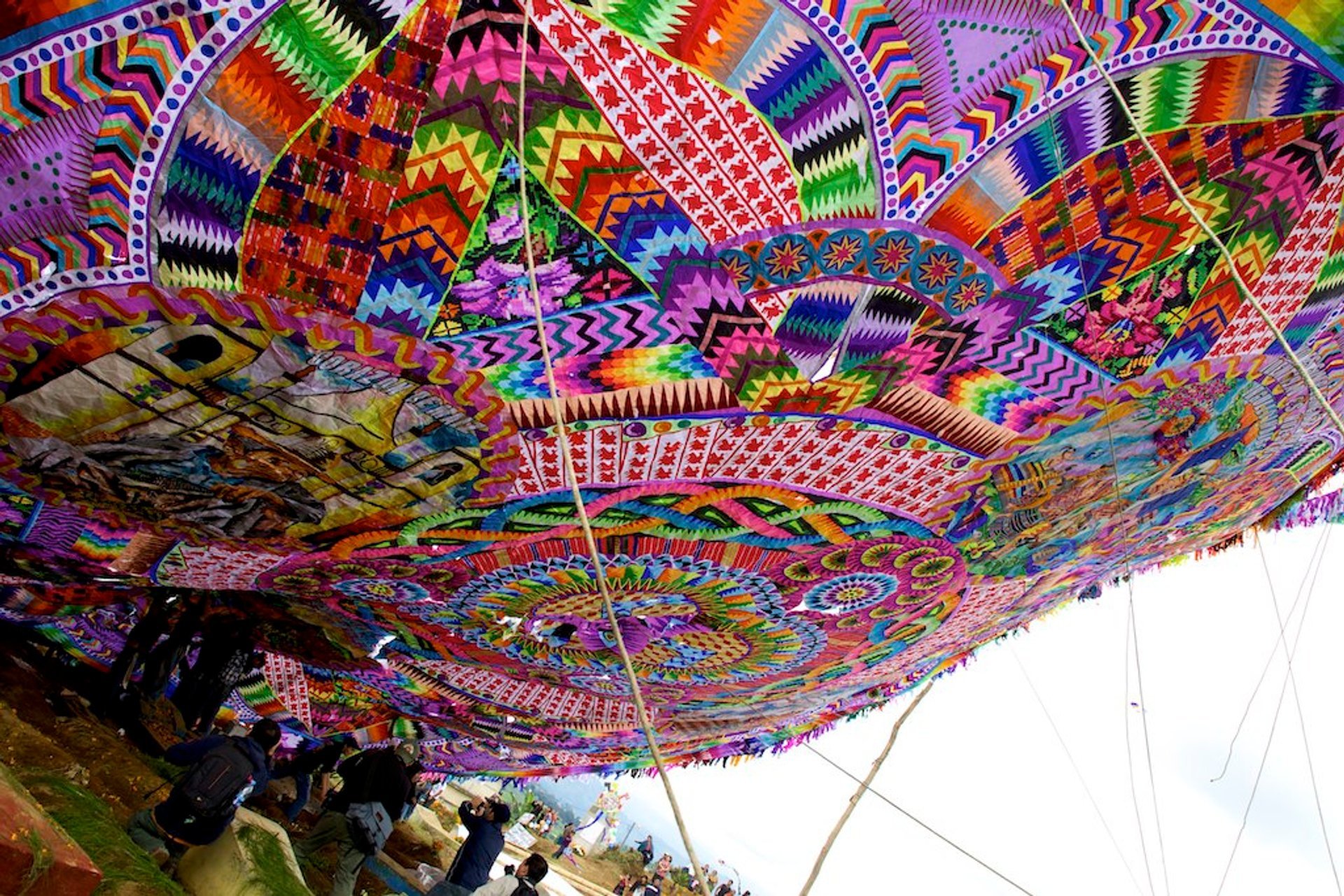 Festival de Barriletes Gigantes or Day of the Dead Kite Festival