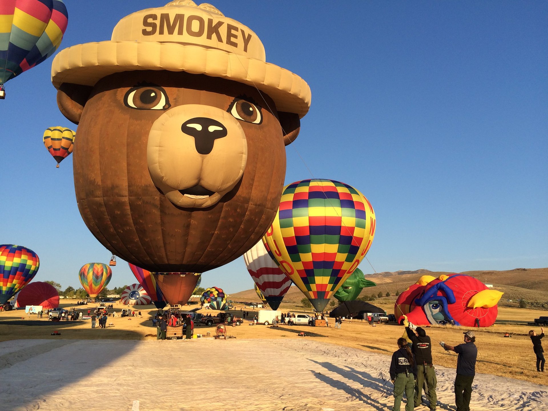 Hot air balloon clearance race