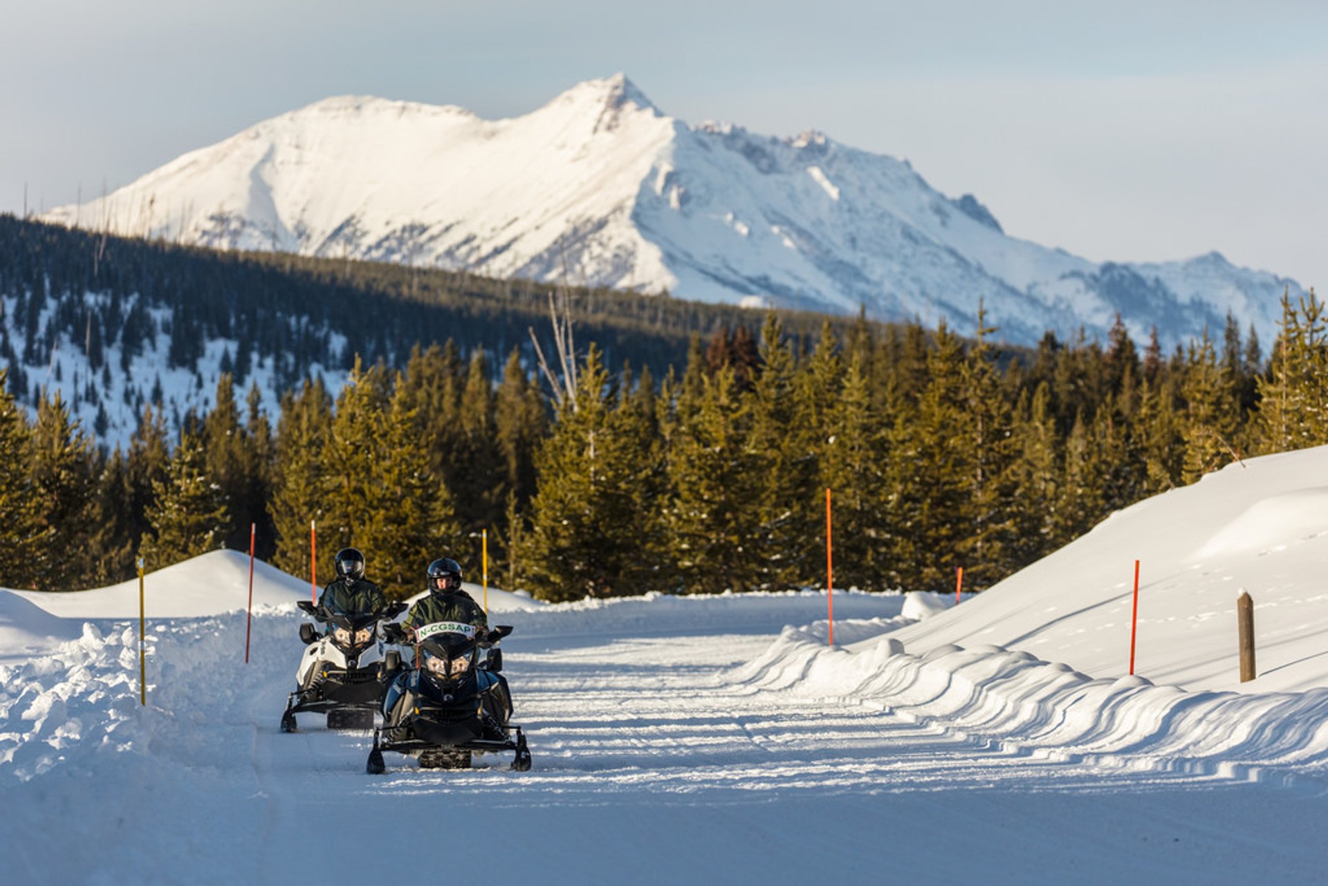 Snowmobiling