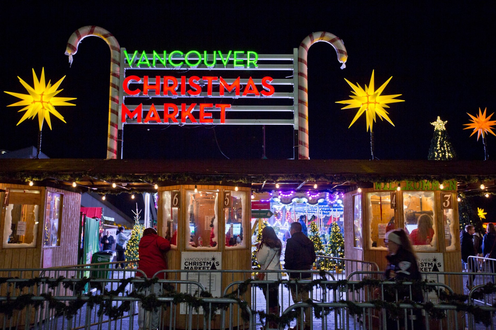 Mercado navideño de Vancouver