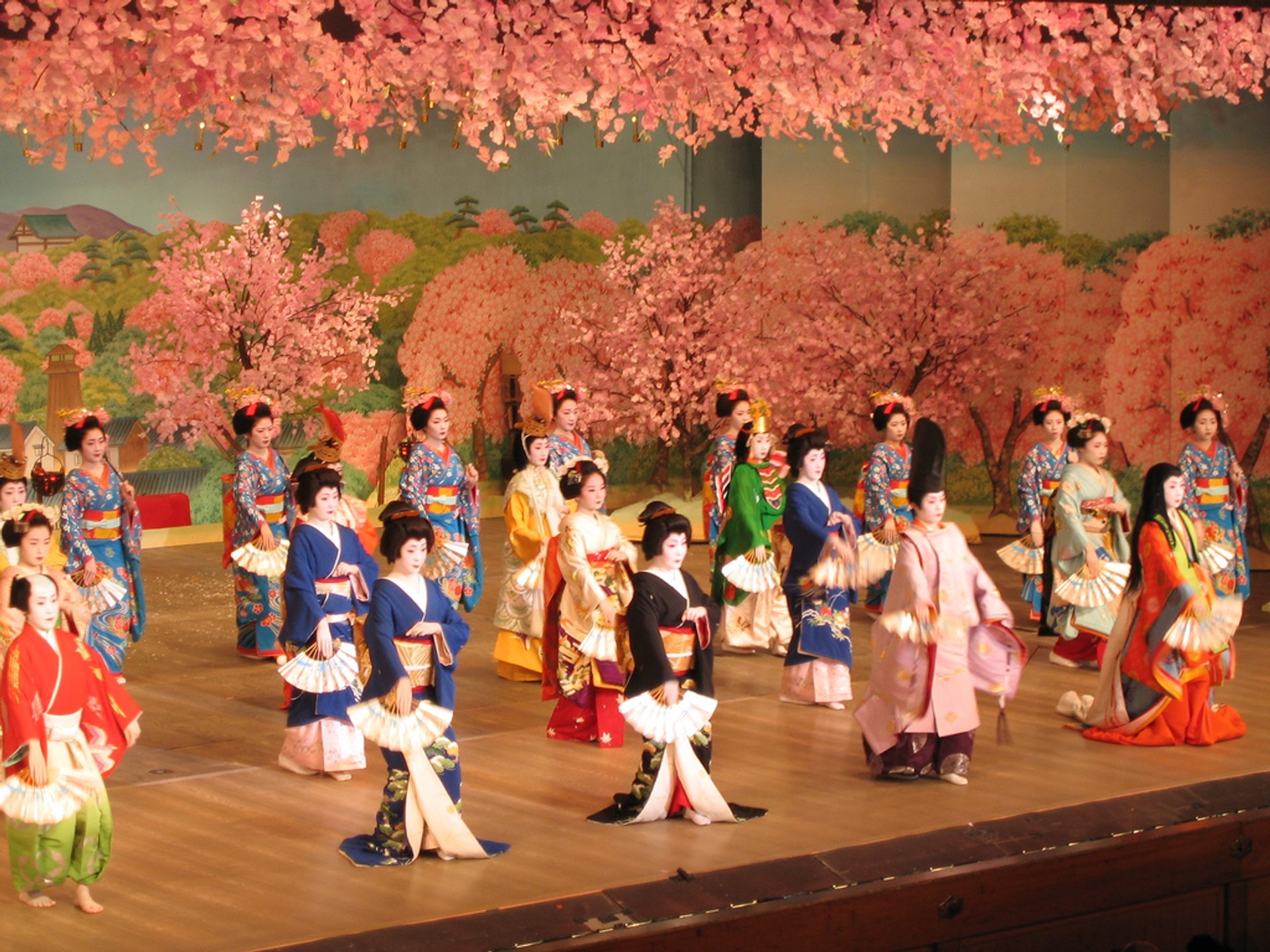 Geisha Danzas en Kyoto