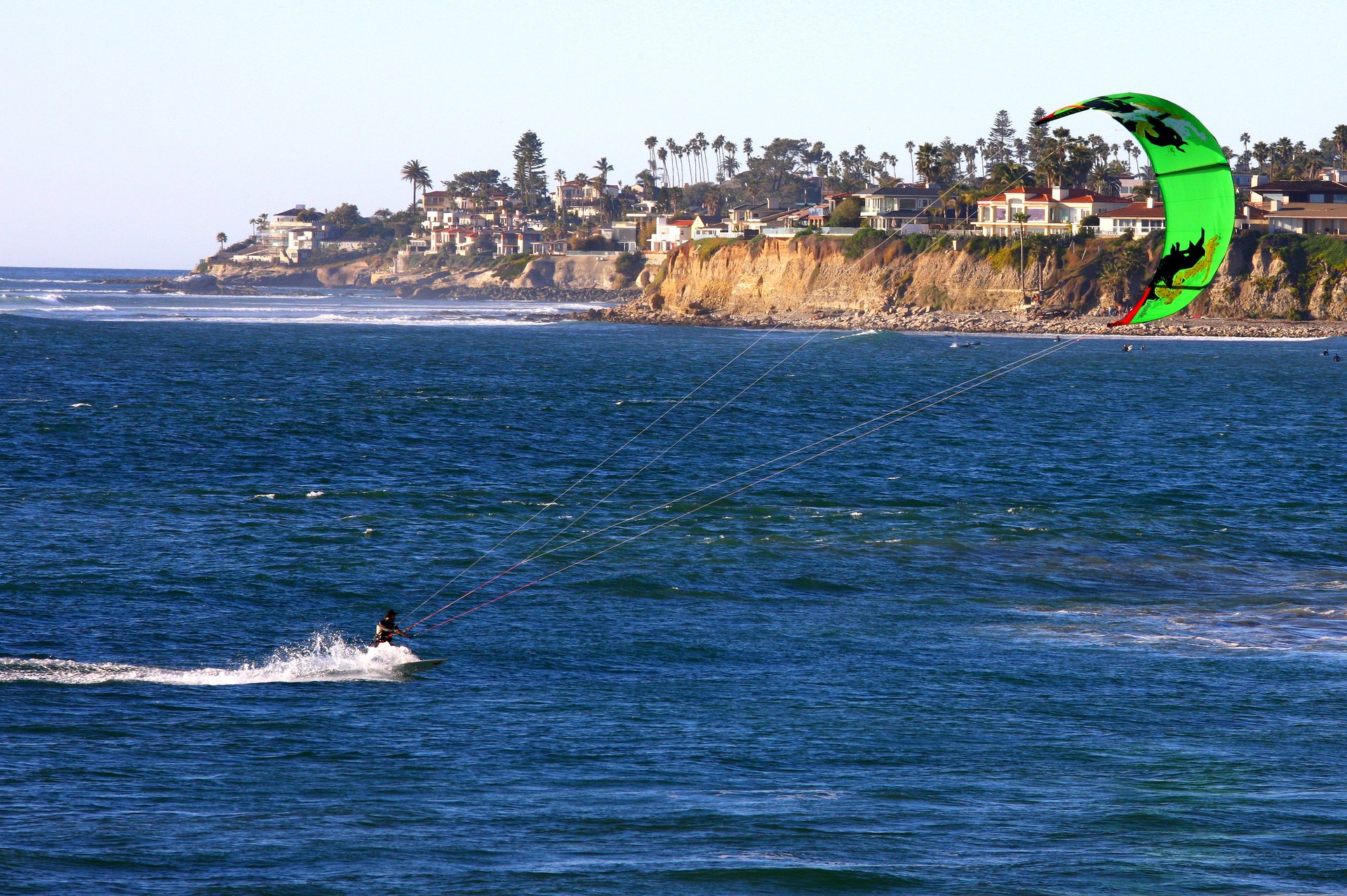 Kitesurf et planche à voile