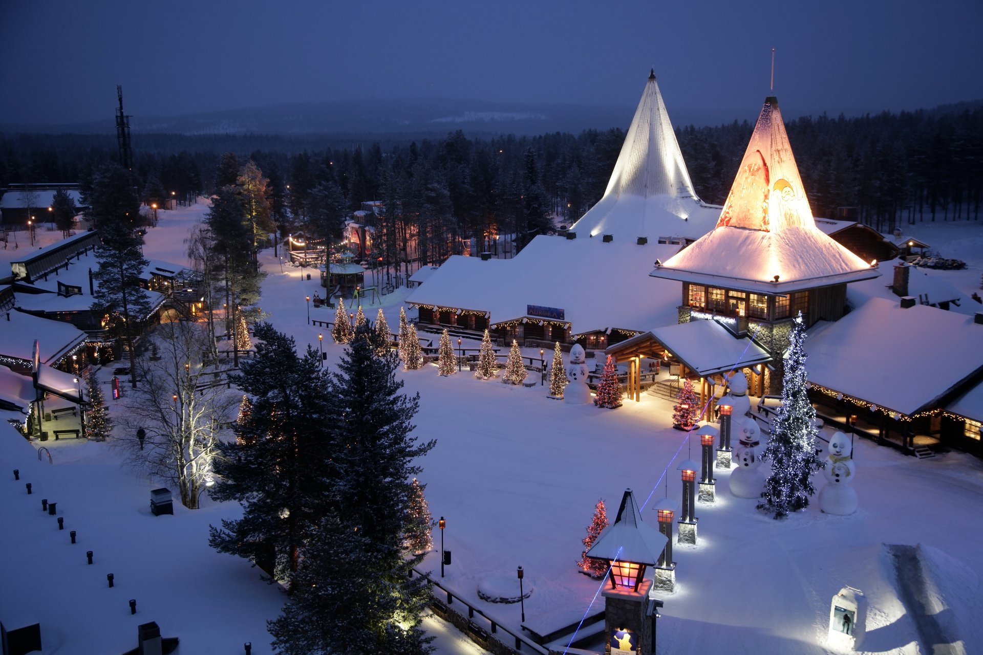 Das Weihnachtsmann-Dorf