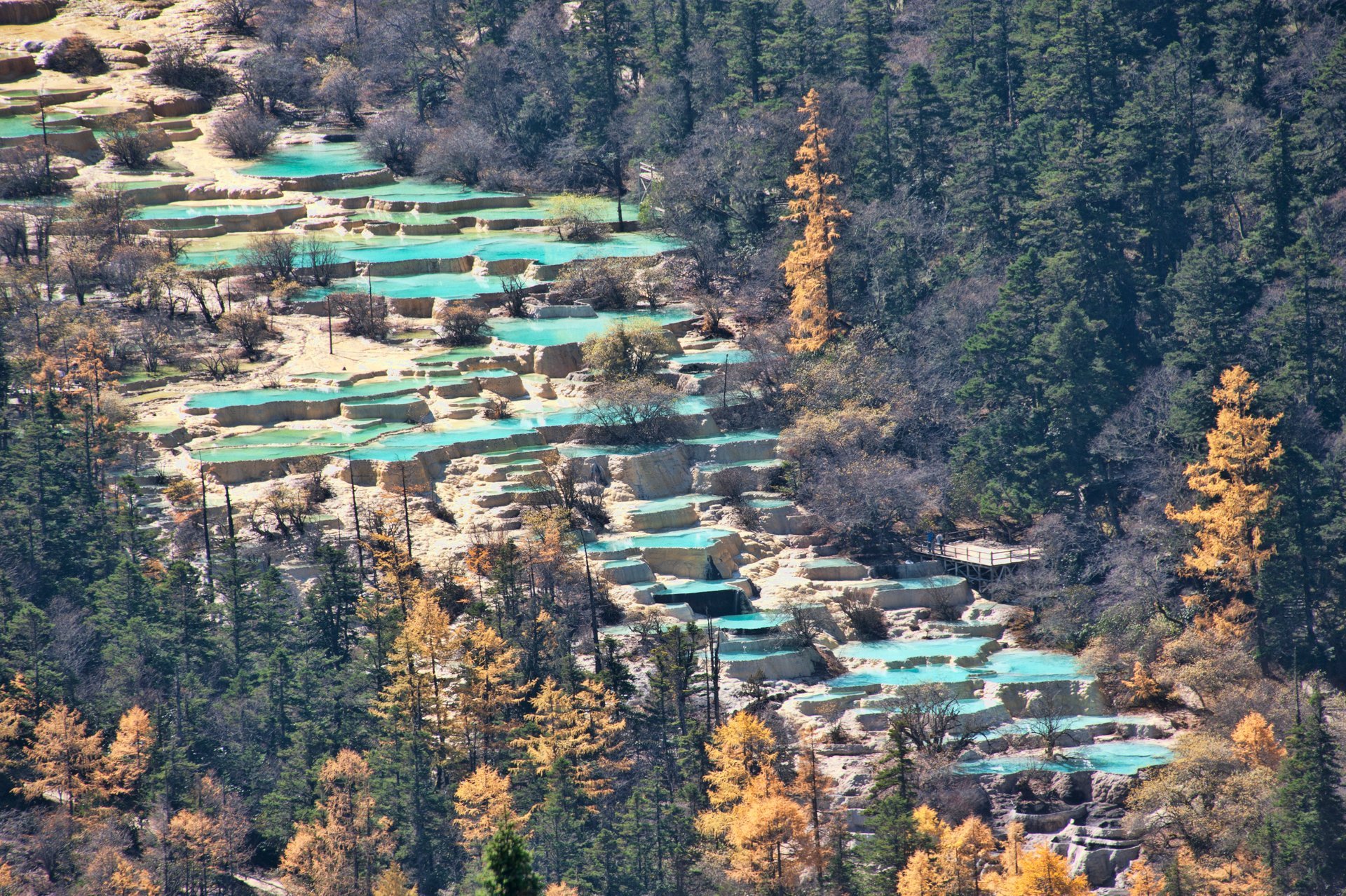 Terraços de calcário Huanglong