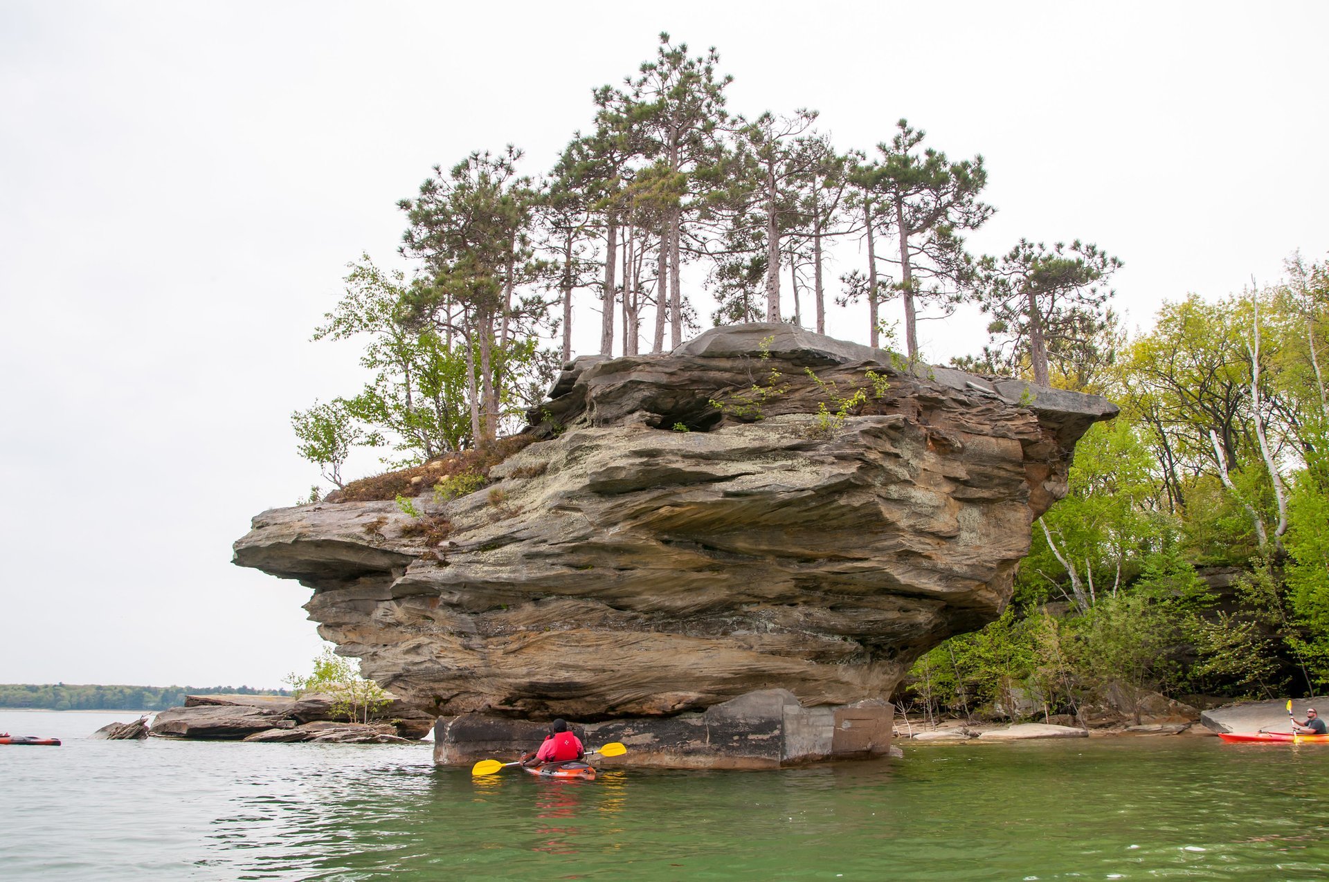 Kayaking a Turnip Rock