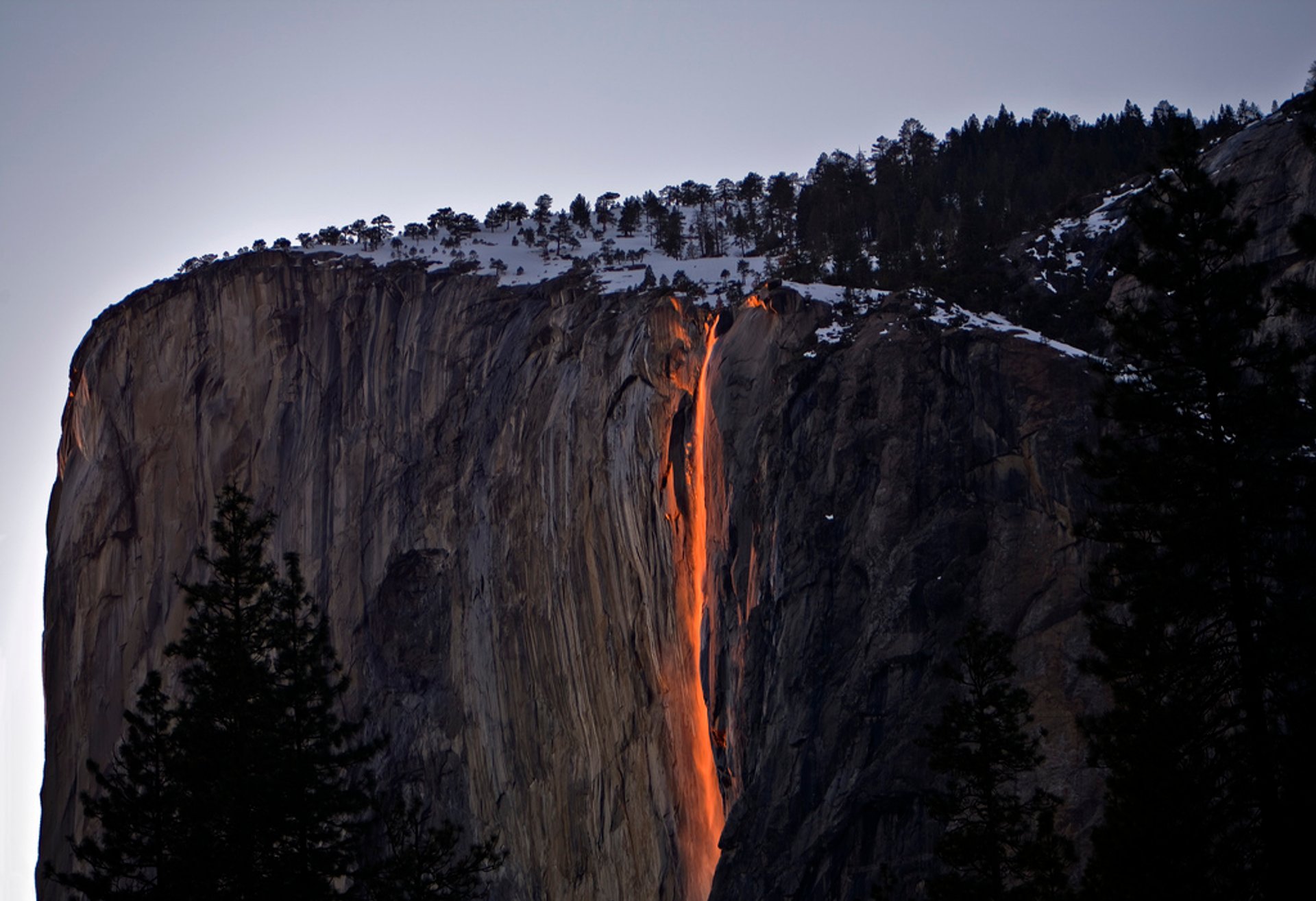 Horsetail Fall oder Firefall