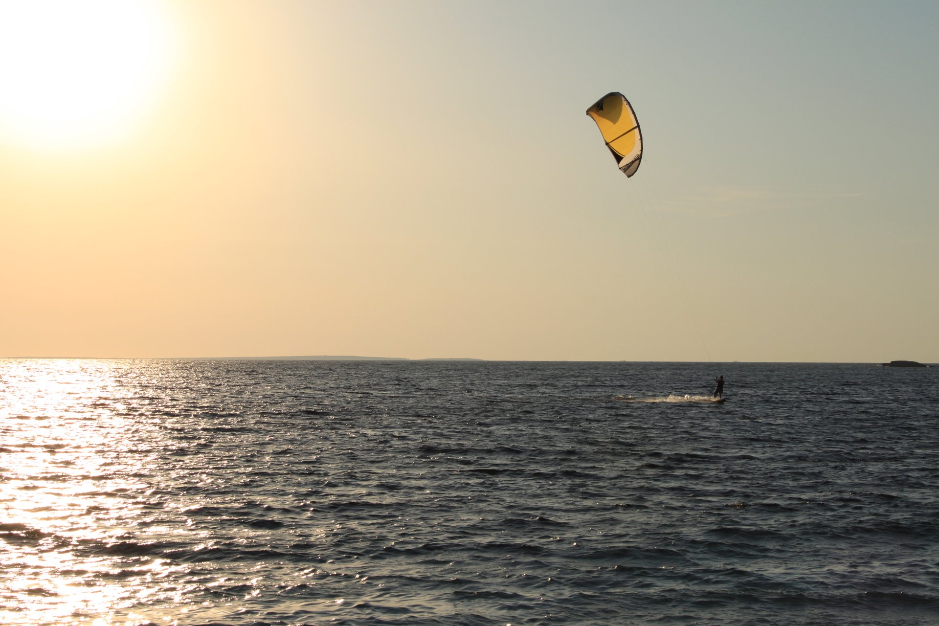 Kitesurf et planche à voile