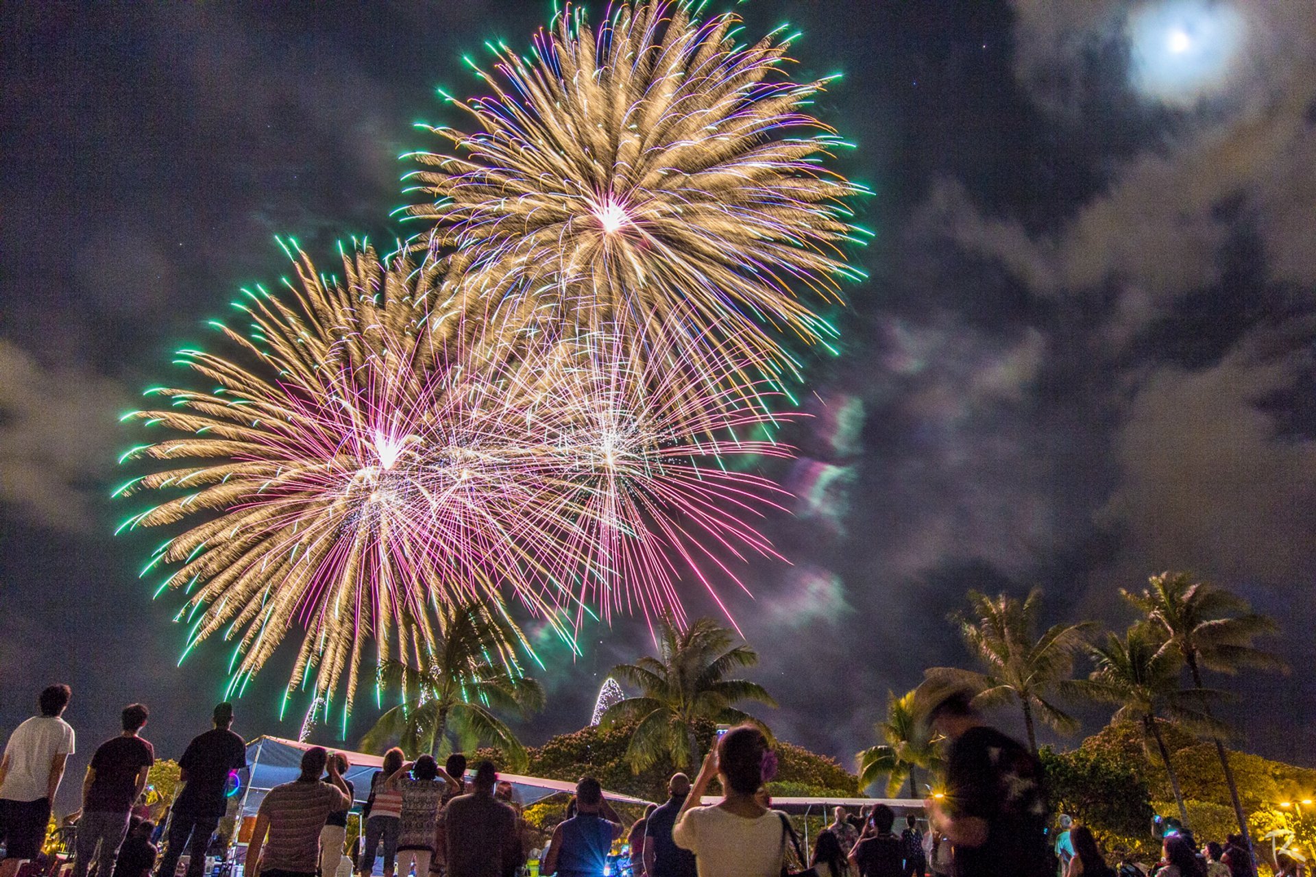 Fuegos artificiales y eventos del 4 de julio en Hawái