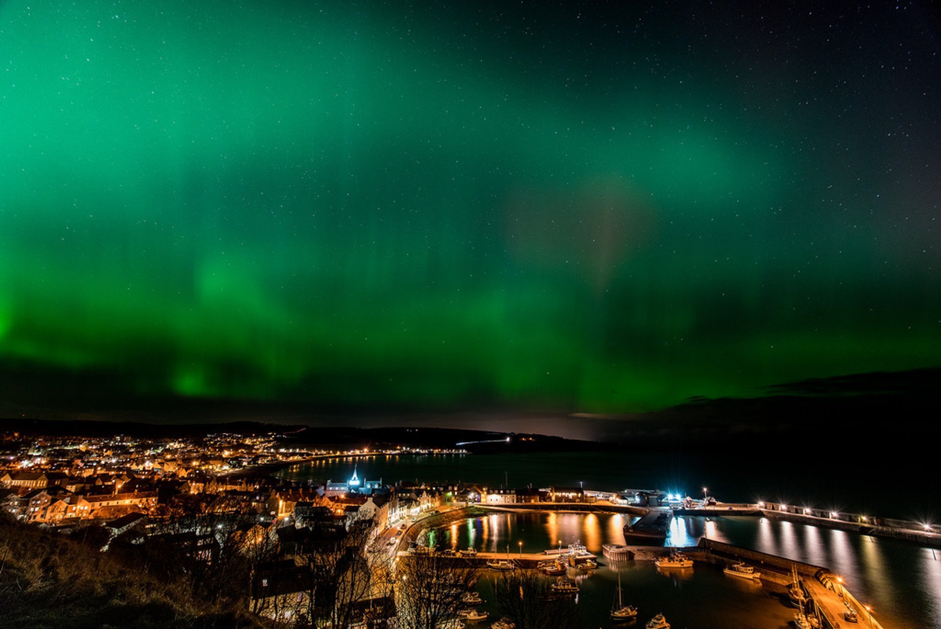 Aurora Boreal or Luces del norte