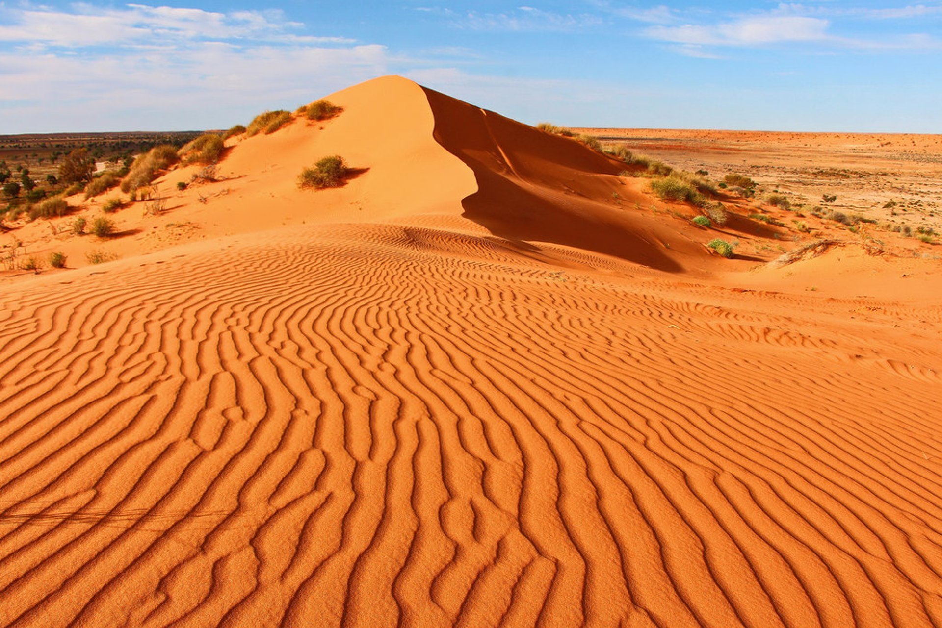 Simpson, o maior deserto de dunas de areia do mundo