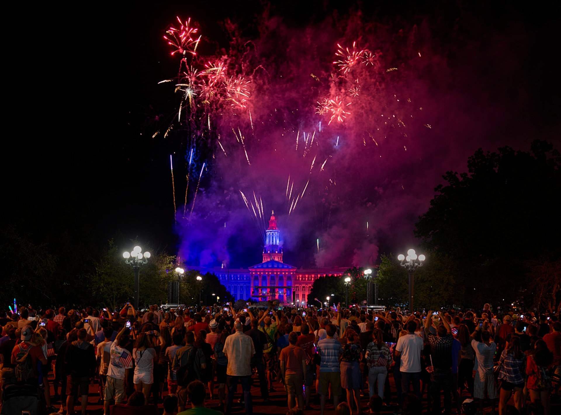 Queima de fogos e eventos do 4 de julho no Colorado