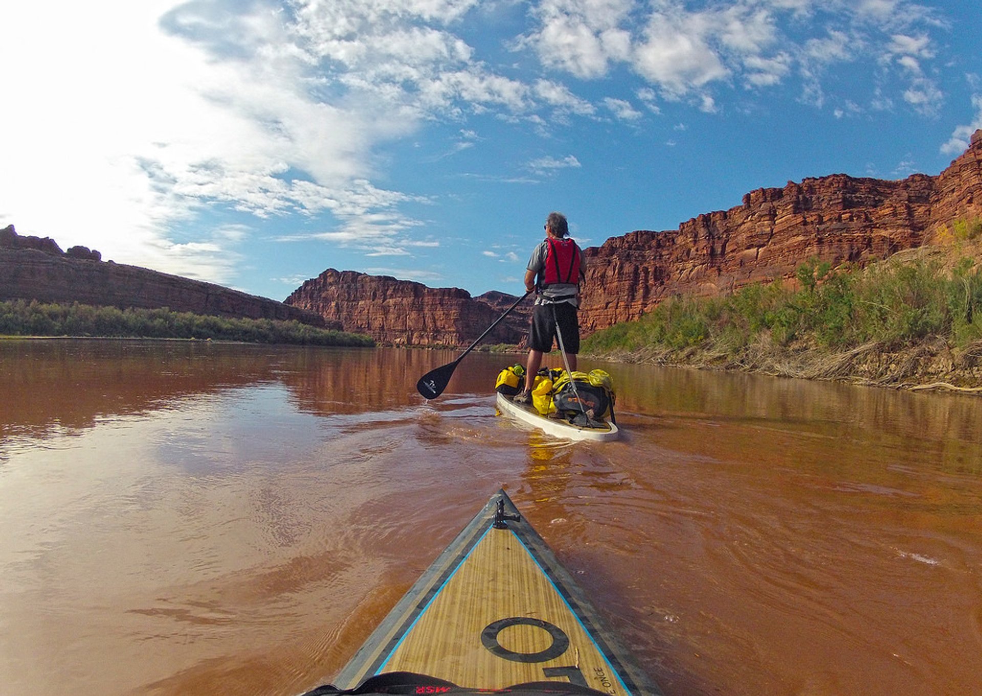 Stand-Up-Paddling (SUP) oder Stehpaddeln