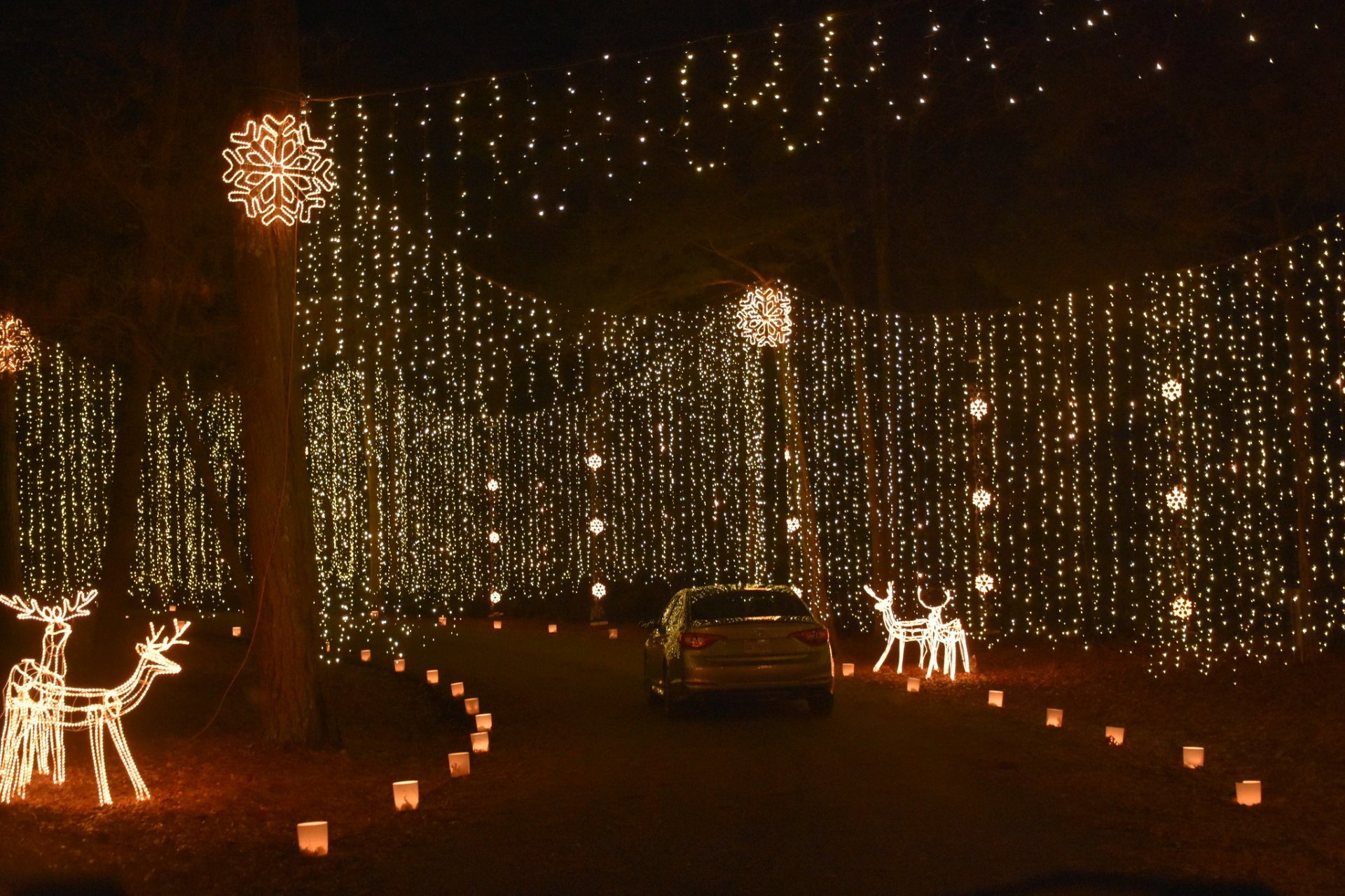 Luzes de Natal em Birmingham