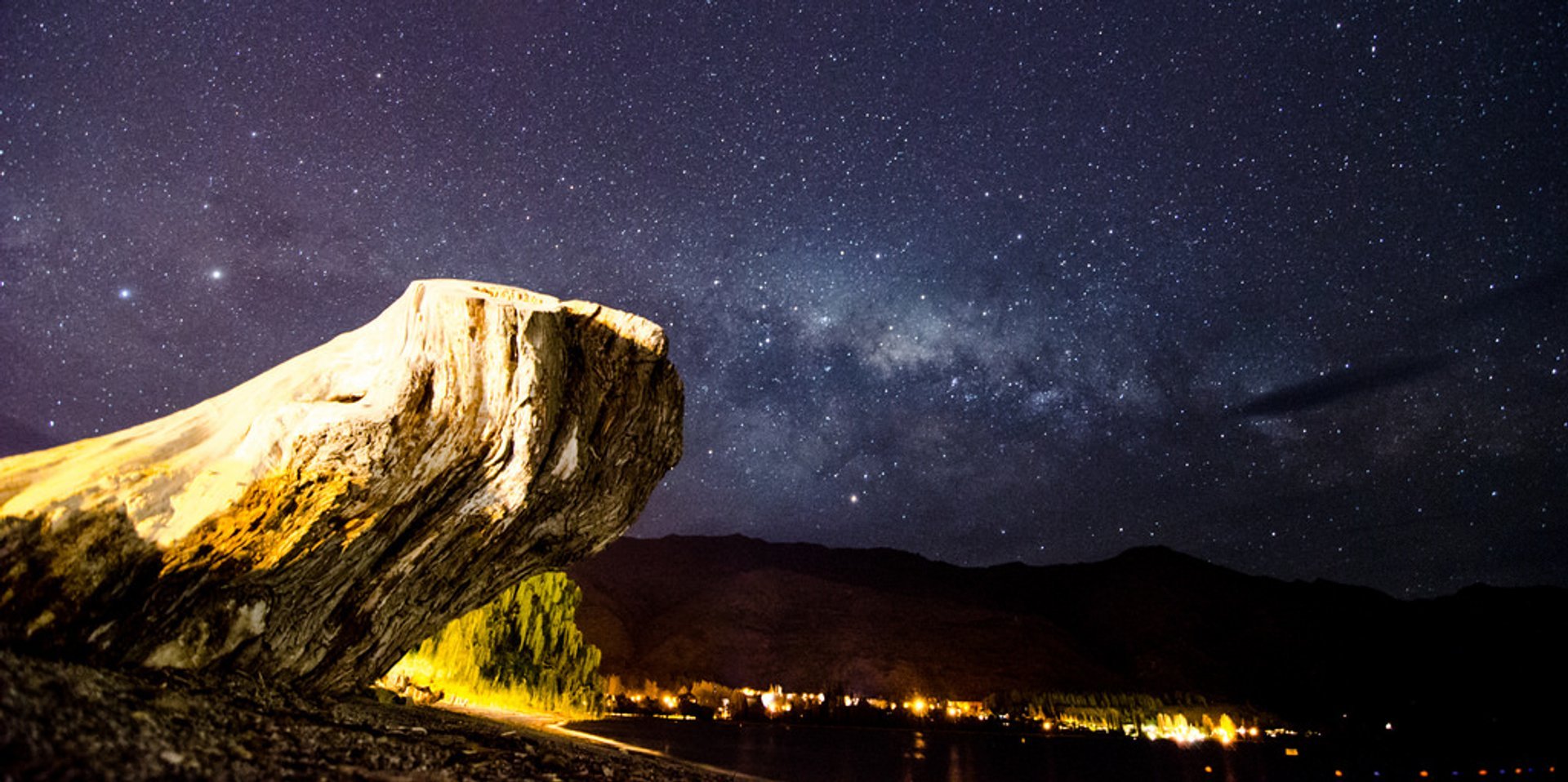 Nueva Zelanda: Vía Láctea durante noche estrellada